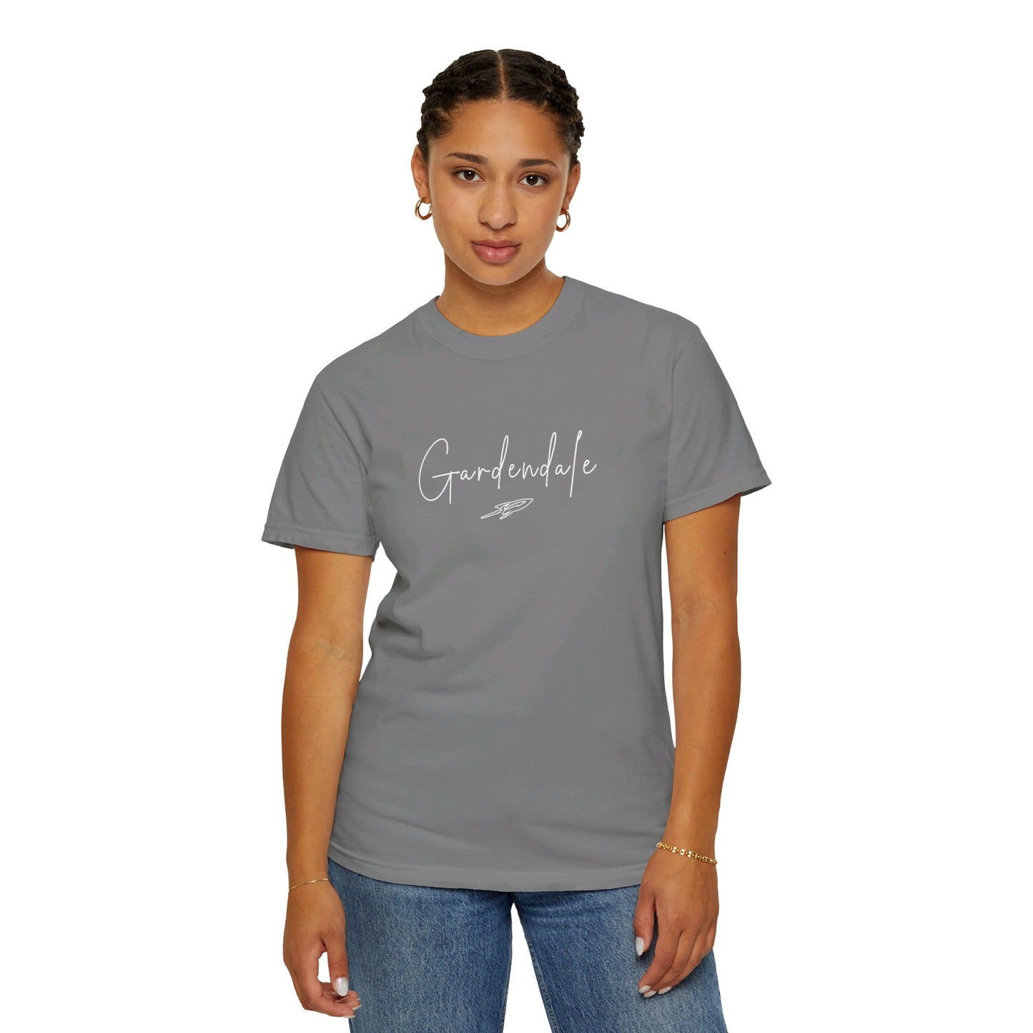 Gardendale Script Unisex Garment-Dyed T-shirt