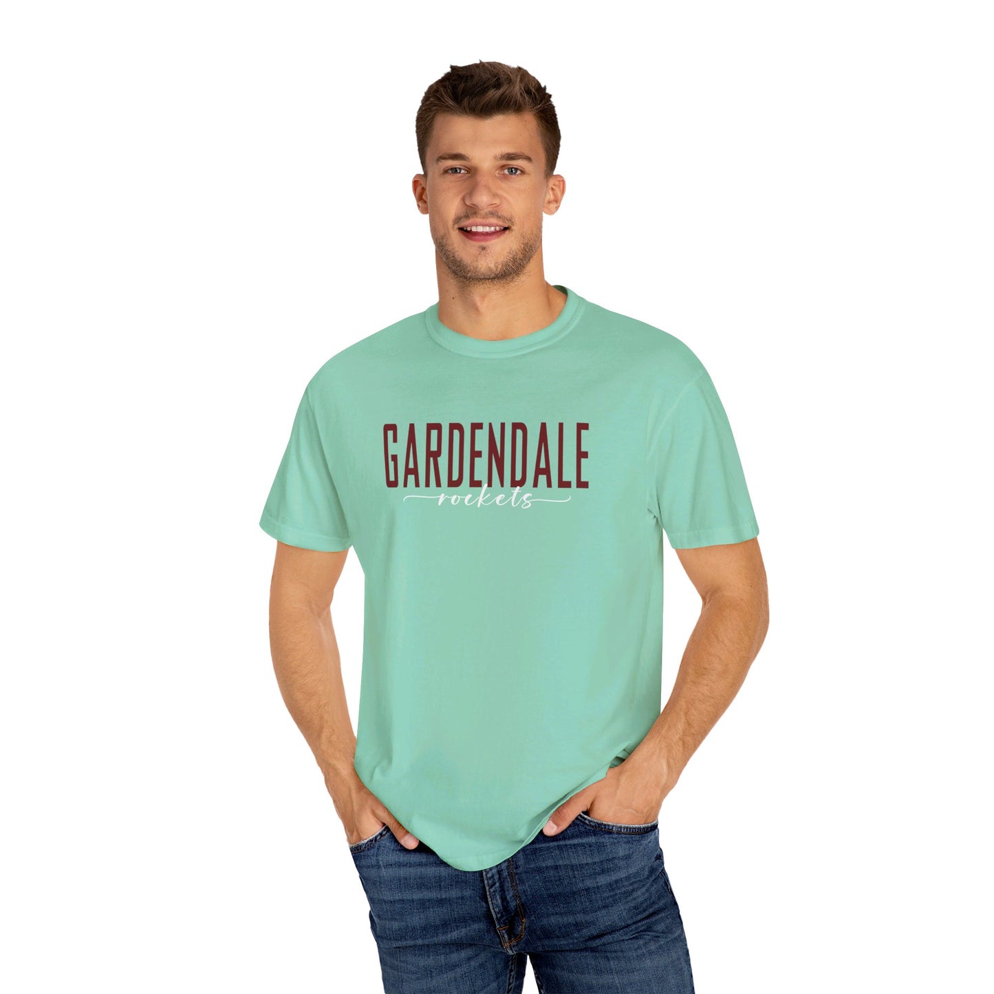 Gardendale Rockets Unisex Garment-Dyed T-shirt