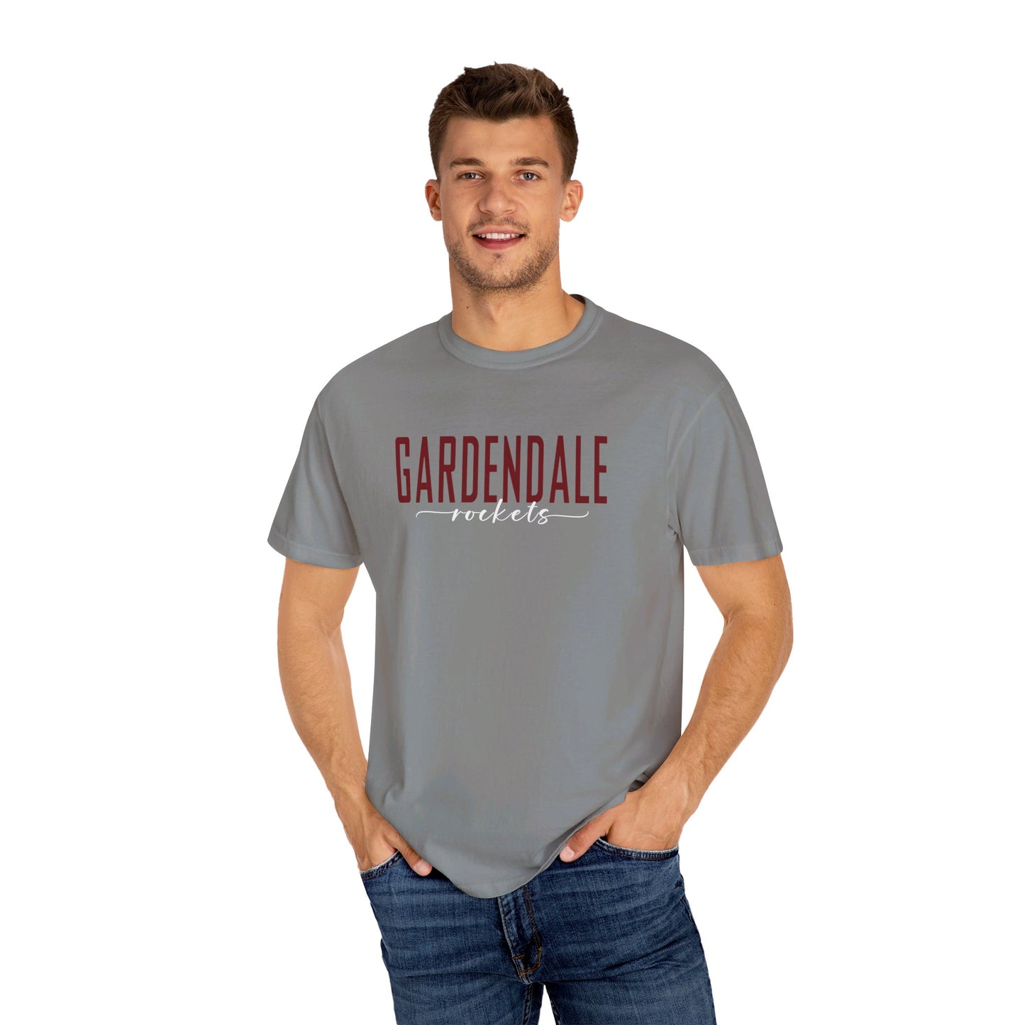 Gardendale Rockets Unisex Garment-Dyed T-shirt