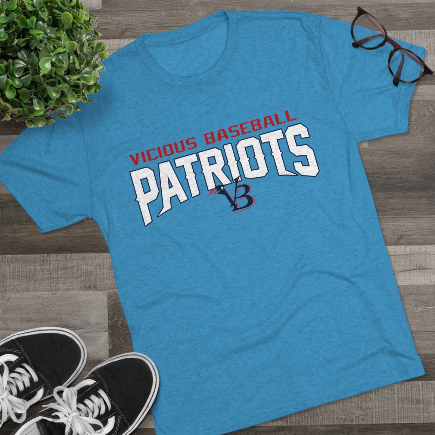 VB Patriots Tri-Blend Crew Tee