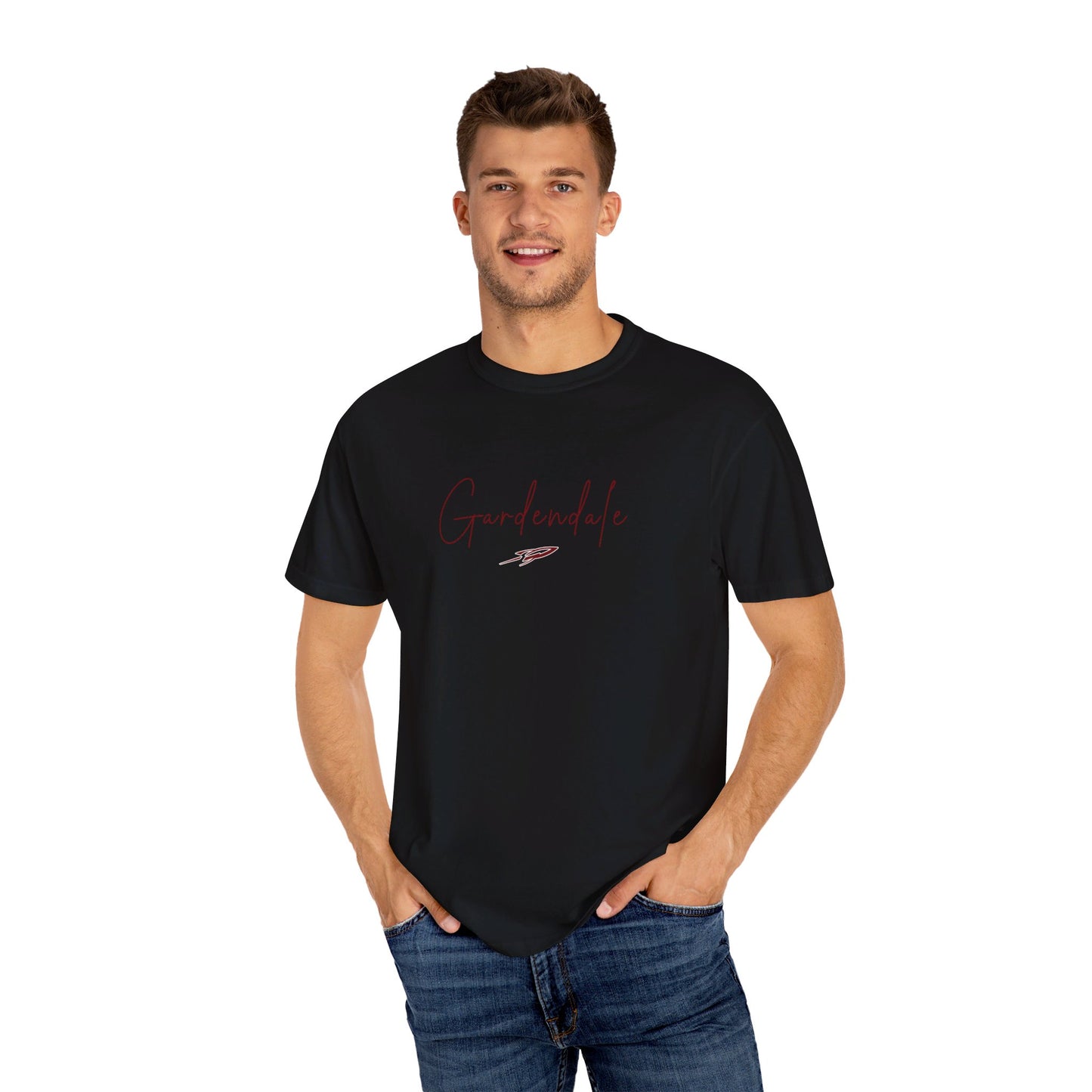 Gardendale Script Unisex Garment-Dyed T-shirt