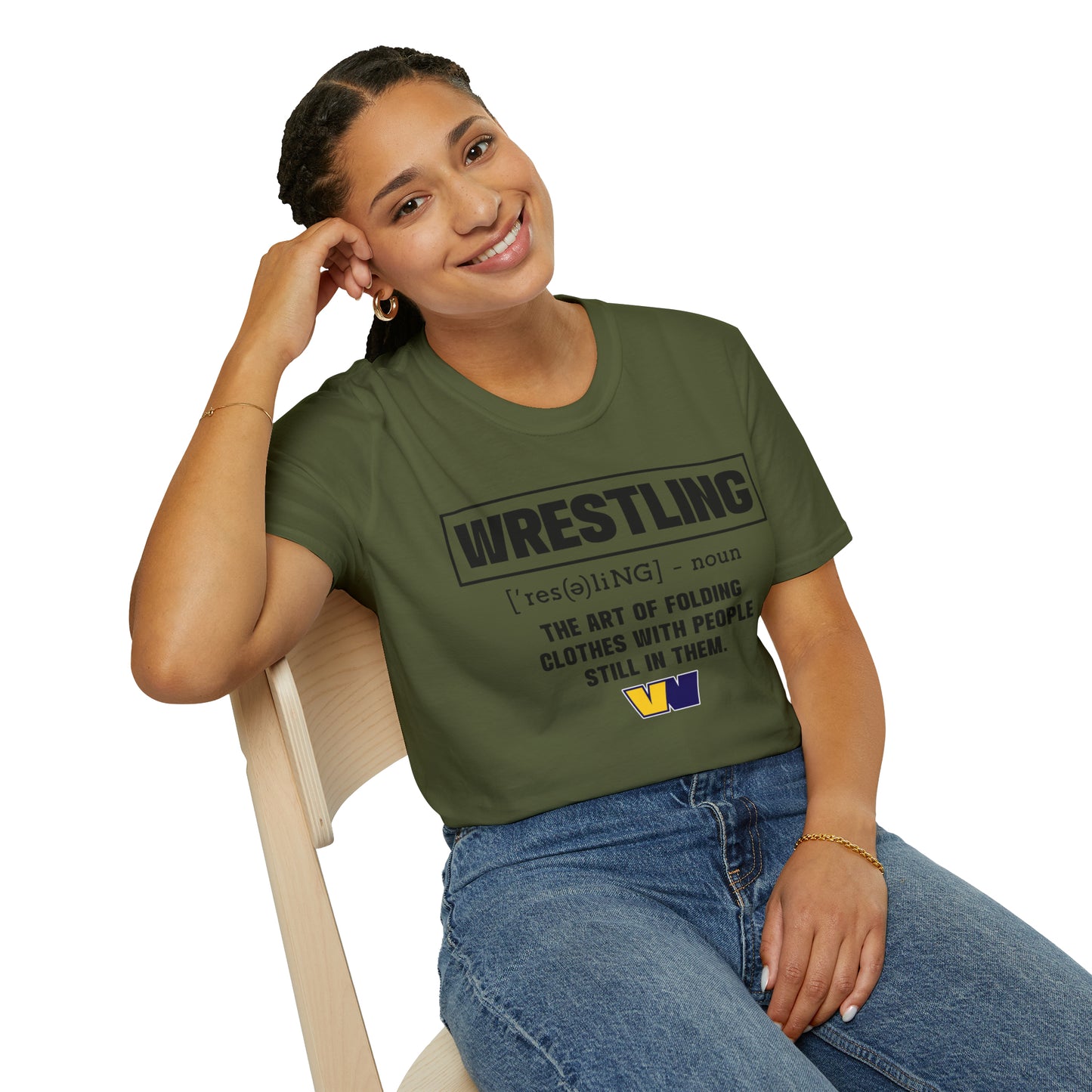 Vicious Wrestling Definition Softstyle T-Shirt