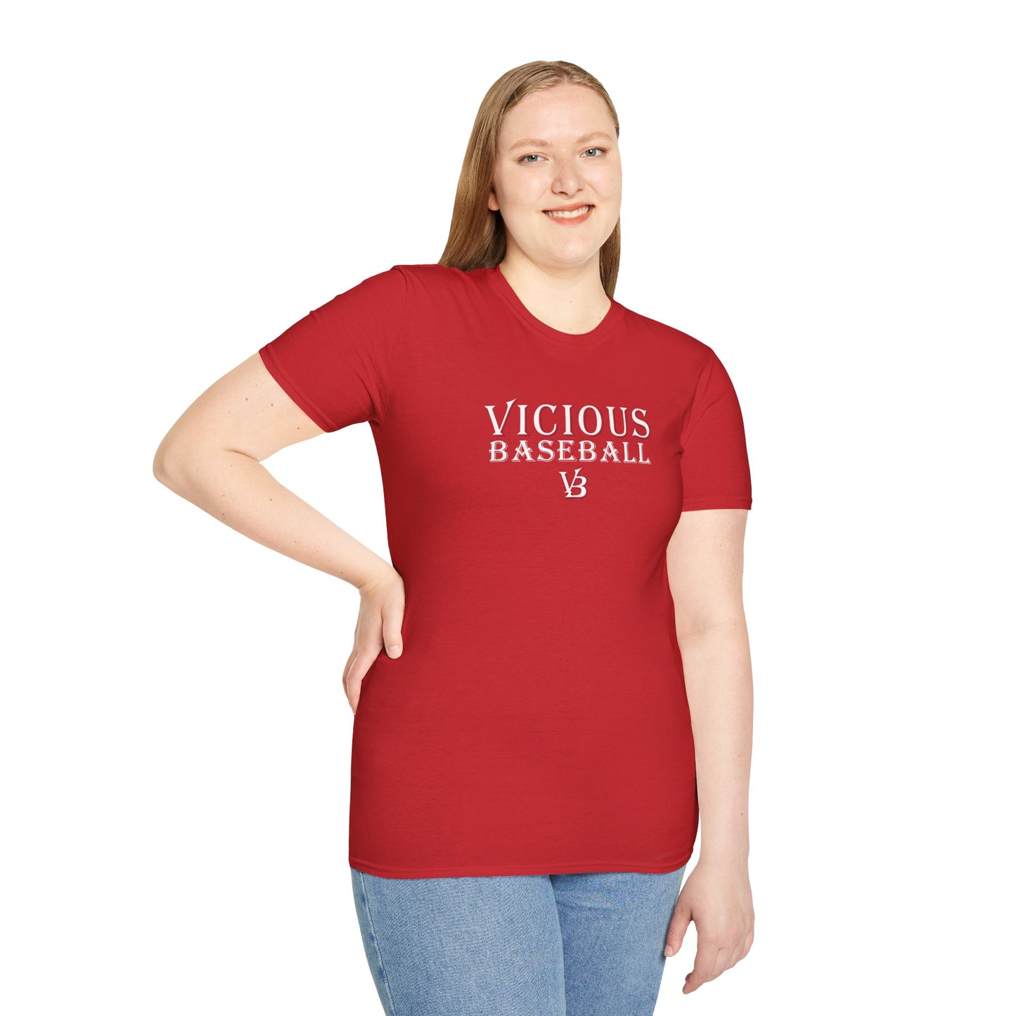 Vicious Baseball Unisex Softstyle T-Shirt