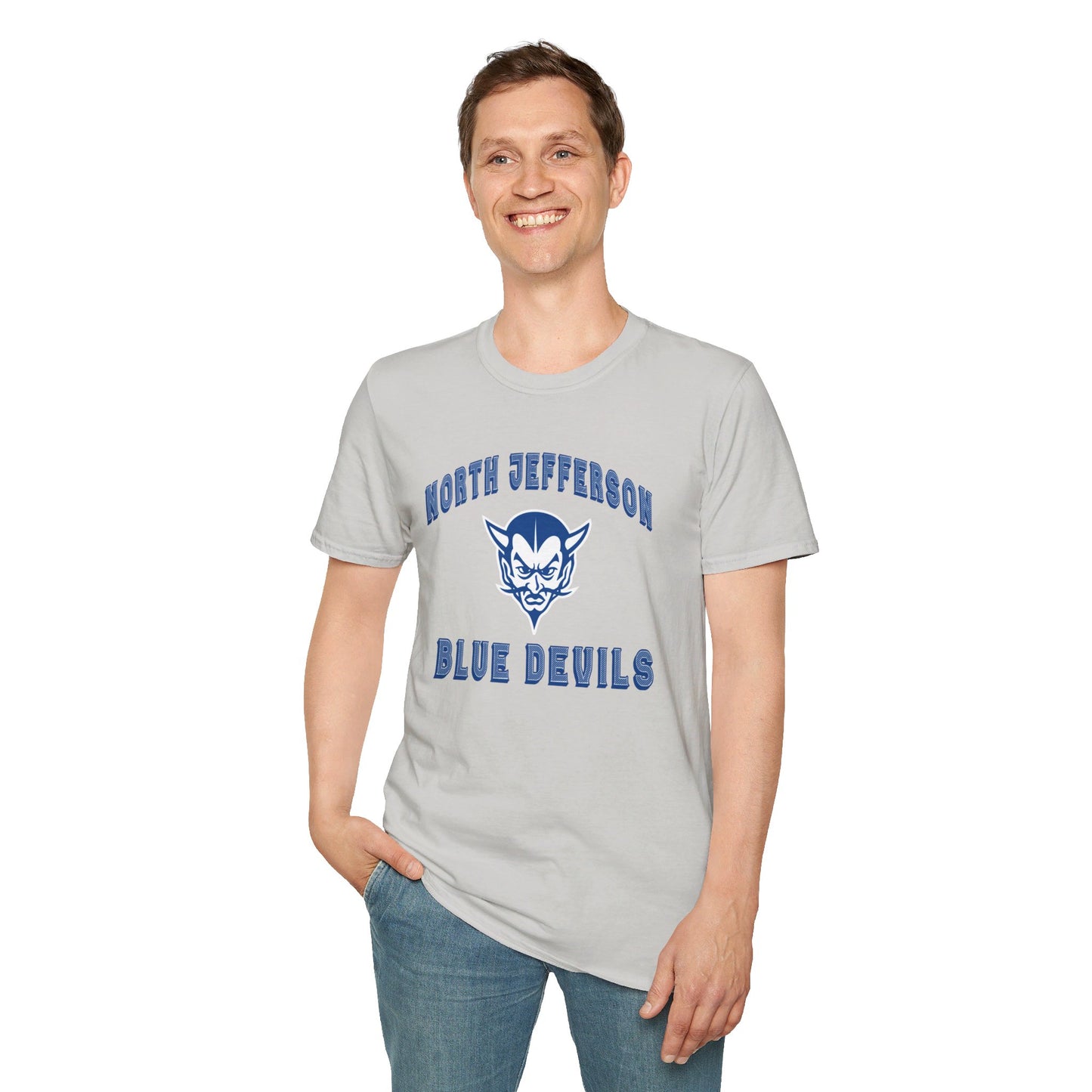 NJ Blue Devils Vintage Softstyle T-Shirt