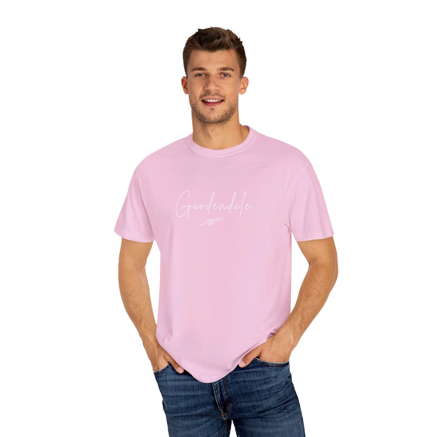 Gardendale Script Unisex Garment-Dyed T-shirt