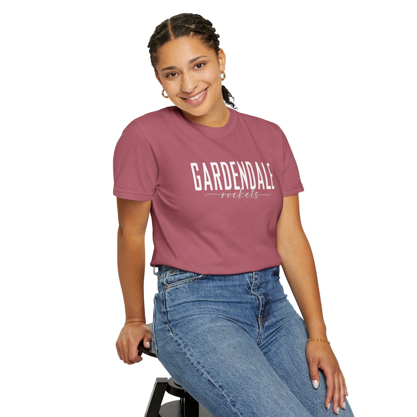 Gardendale Rockets Unisex Garment-Dyed T-shirt