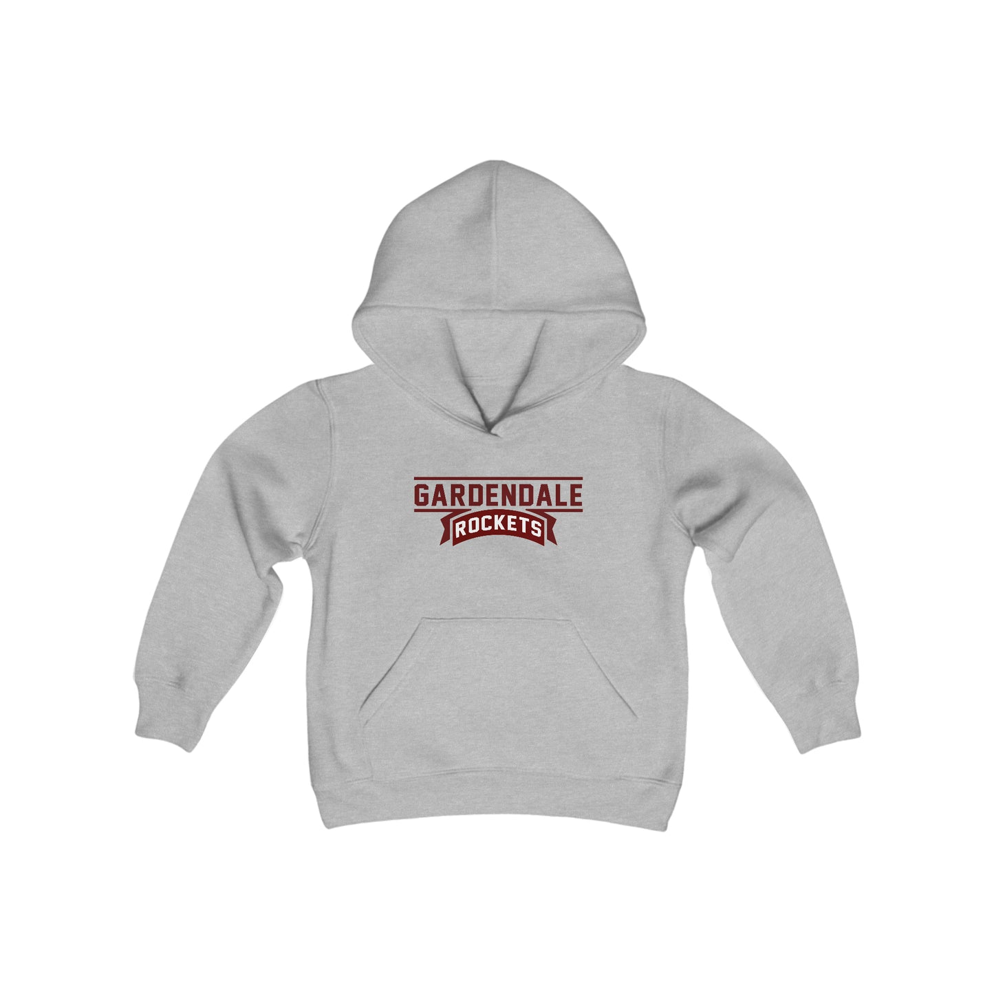 Gardendale Rockets Vintage Youth Heavy Blend Hooded Sweatshirt