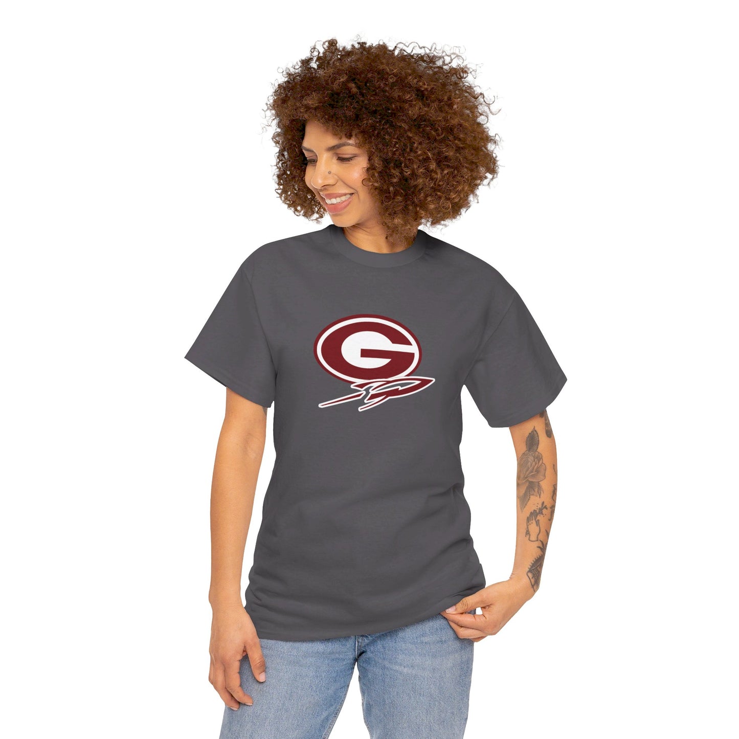 Rockets Logo Unisex Heavy Cotton Tee