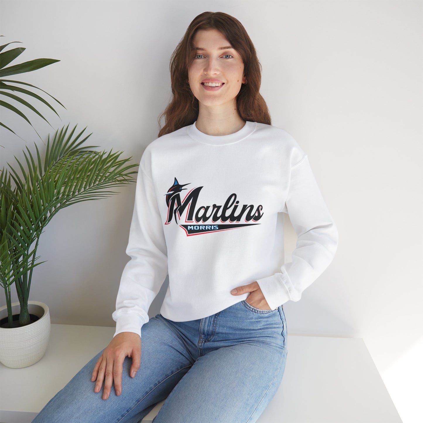 Morris Marlins Heavy Blend™ Crewneck Sweatshirt