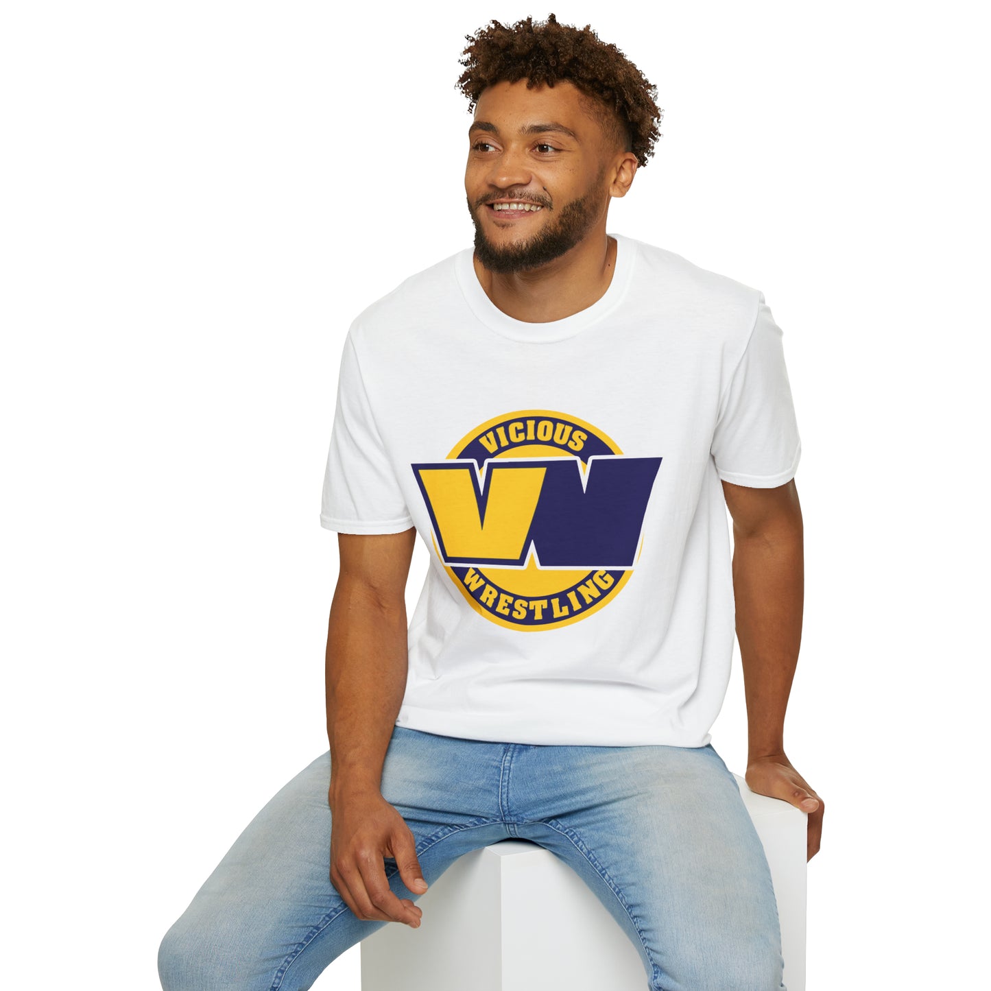 Vicious Wrestling Logo Softstyle T-Shirt