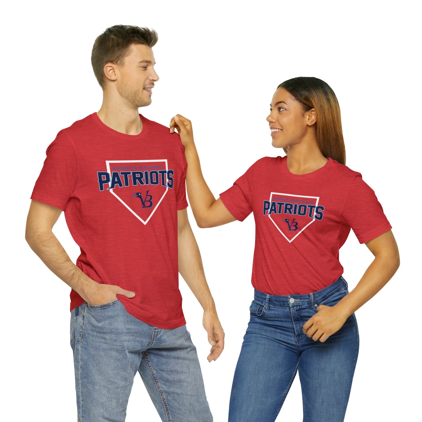 VB Patriots Plate Jersey Short Sleeve Tee