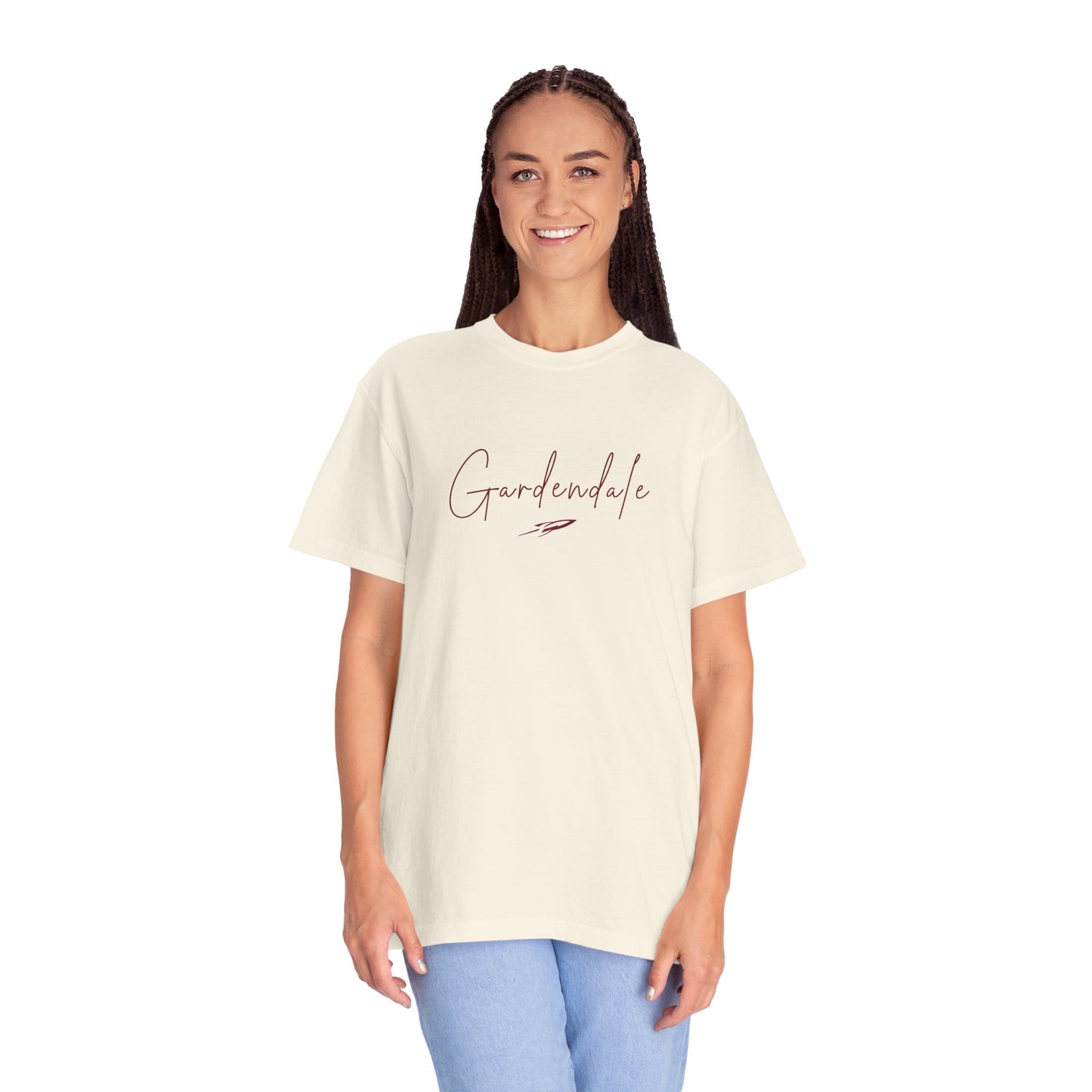 Gardendale Script Unisex Garment-Dyed T-shirt