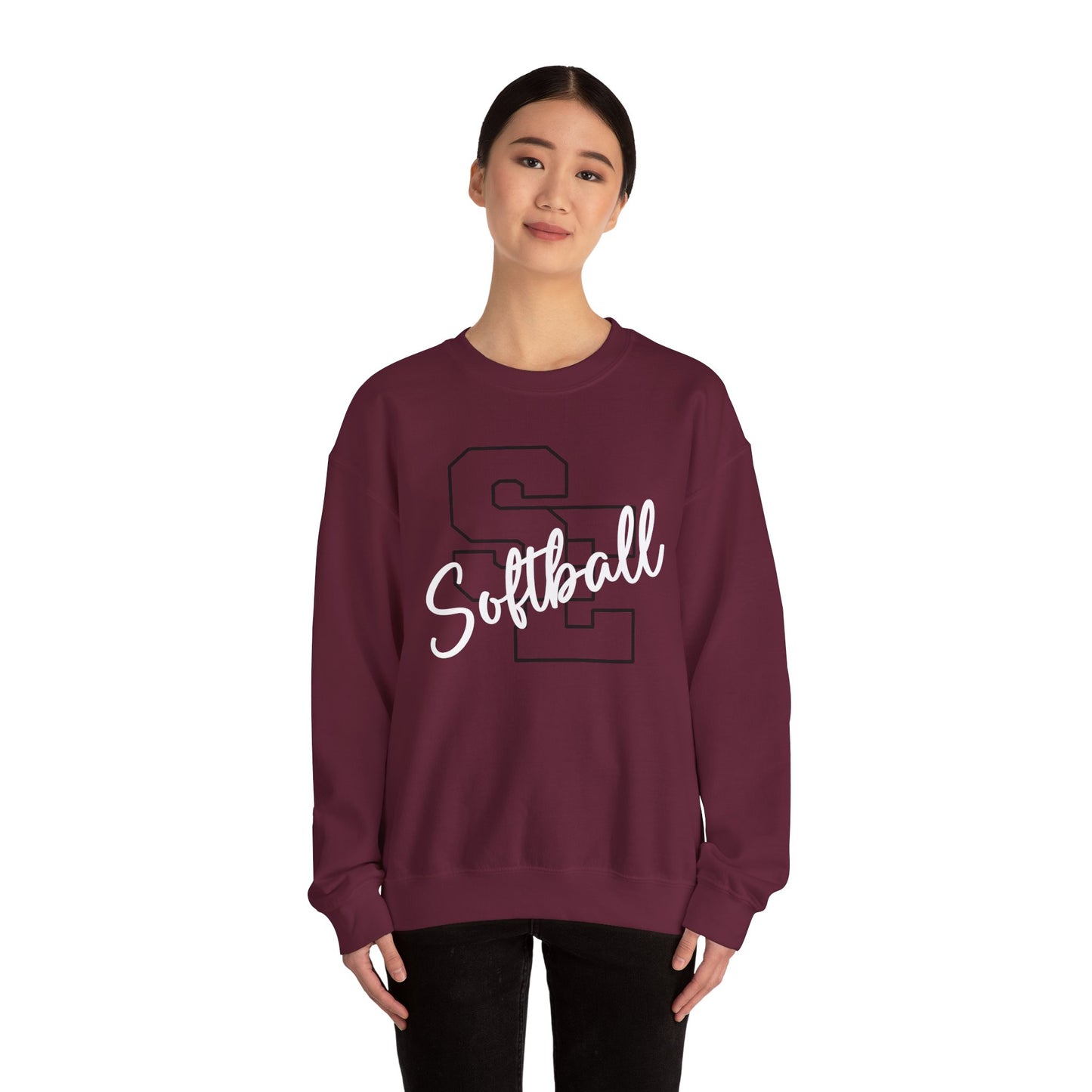 SE Softball Heavy Blend™ Crewneck Sweatshirt