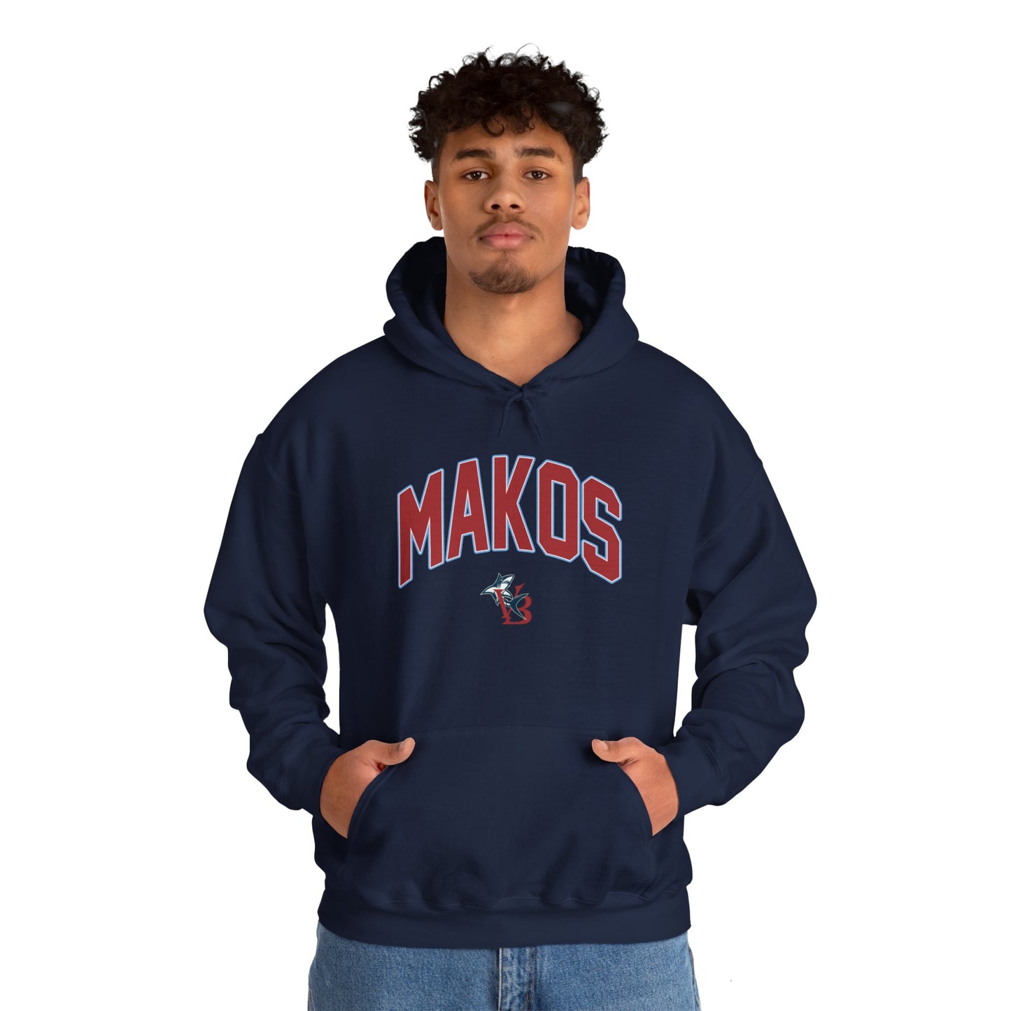 VB MAKOS Heavy Blend Hooded Sweatshirt - Team Spirit Apparel