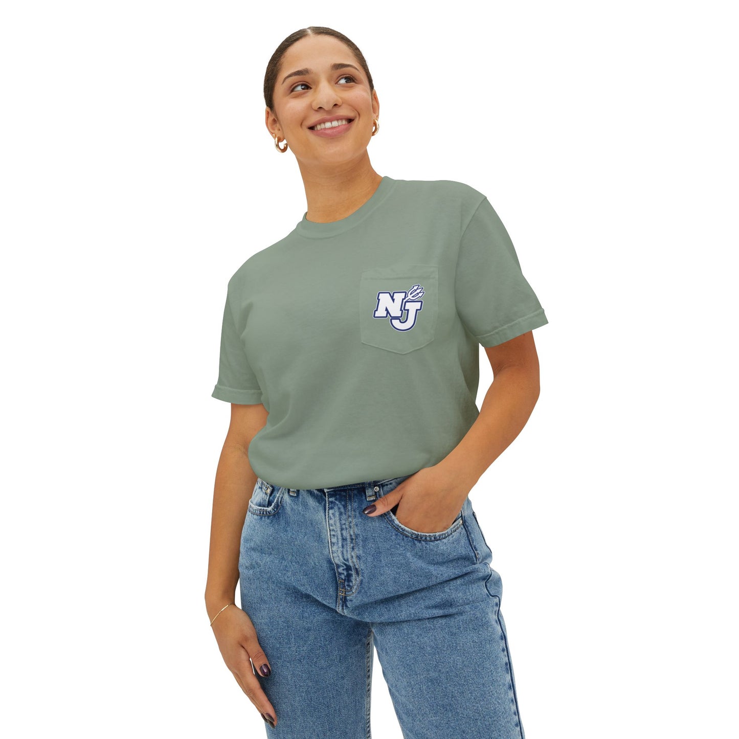 NJ Retro Garment-Dyed Pocket Tee