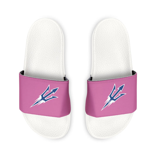 Youth Blue Devils Slides - White/Pink