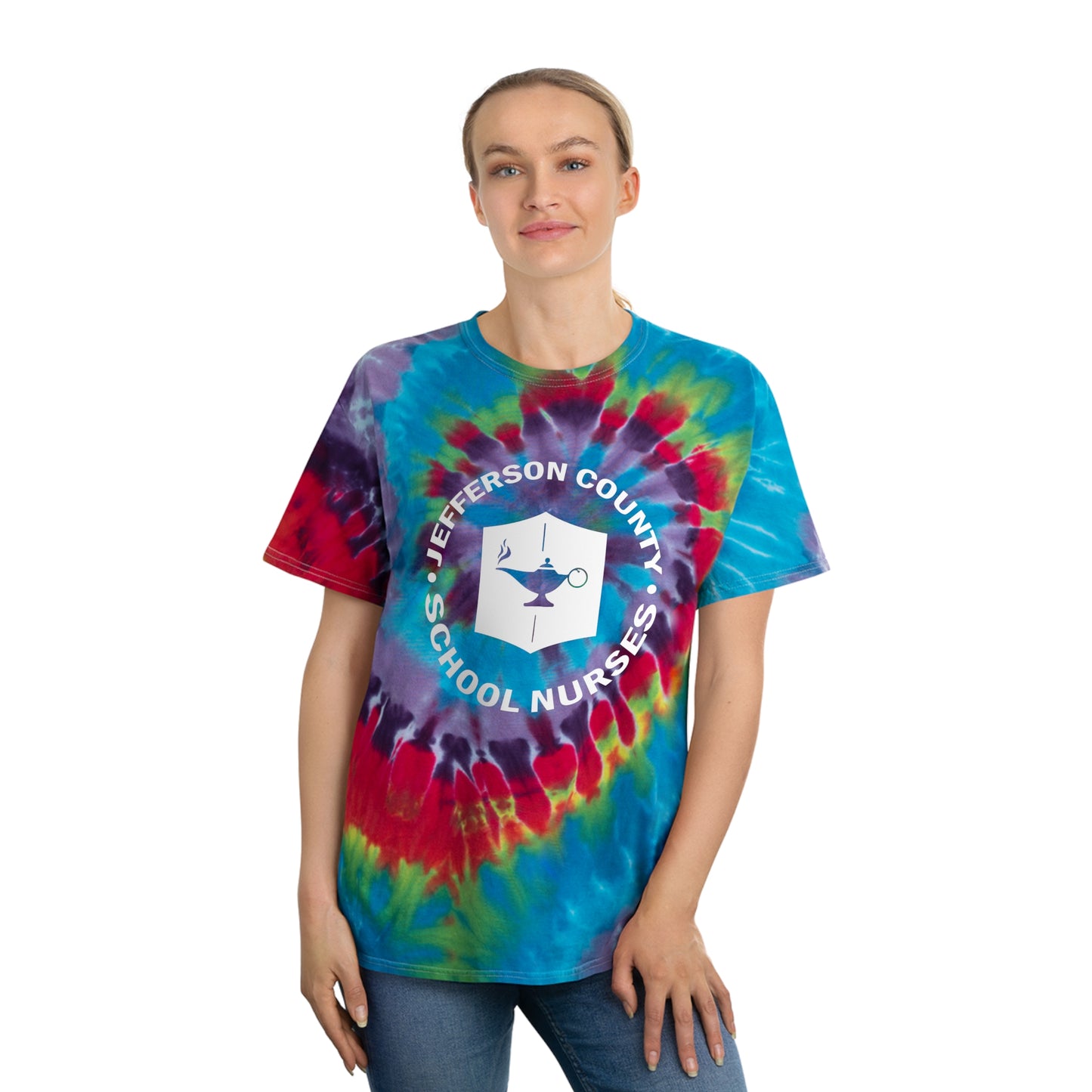 JefCoEd Nurse Tie-Dye Tee