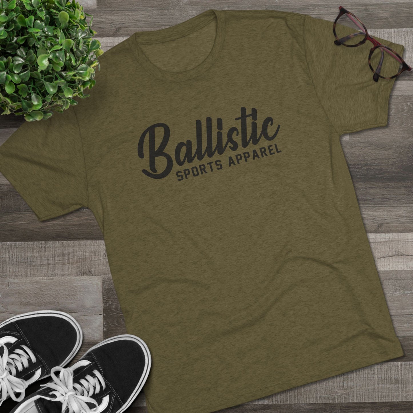 Ballistic Script Tri-Blend Crew Tee