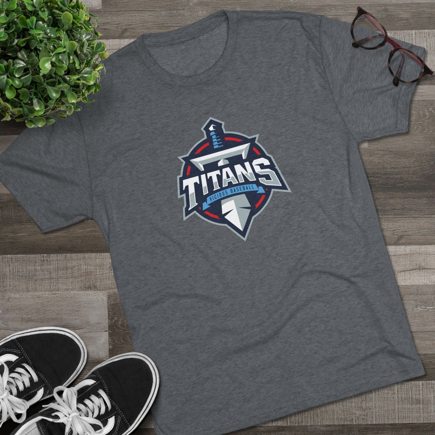 VB Titans Unisex Tri-Blend Crew Tee