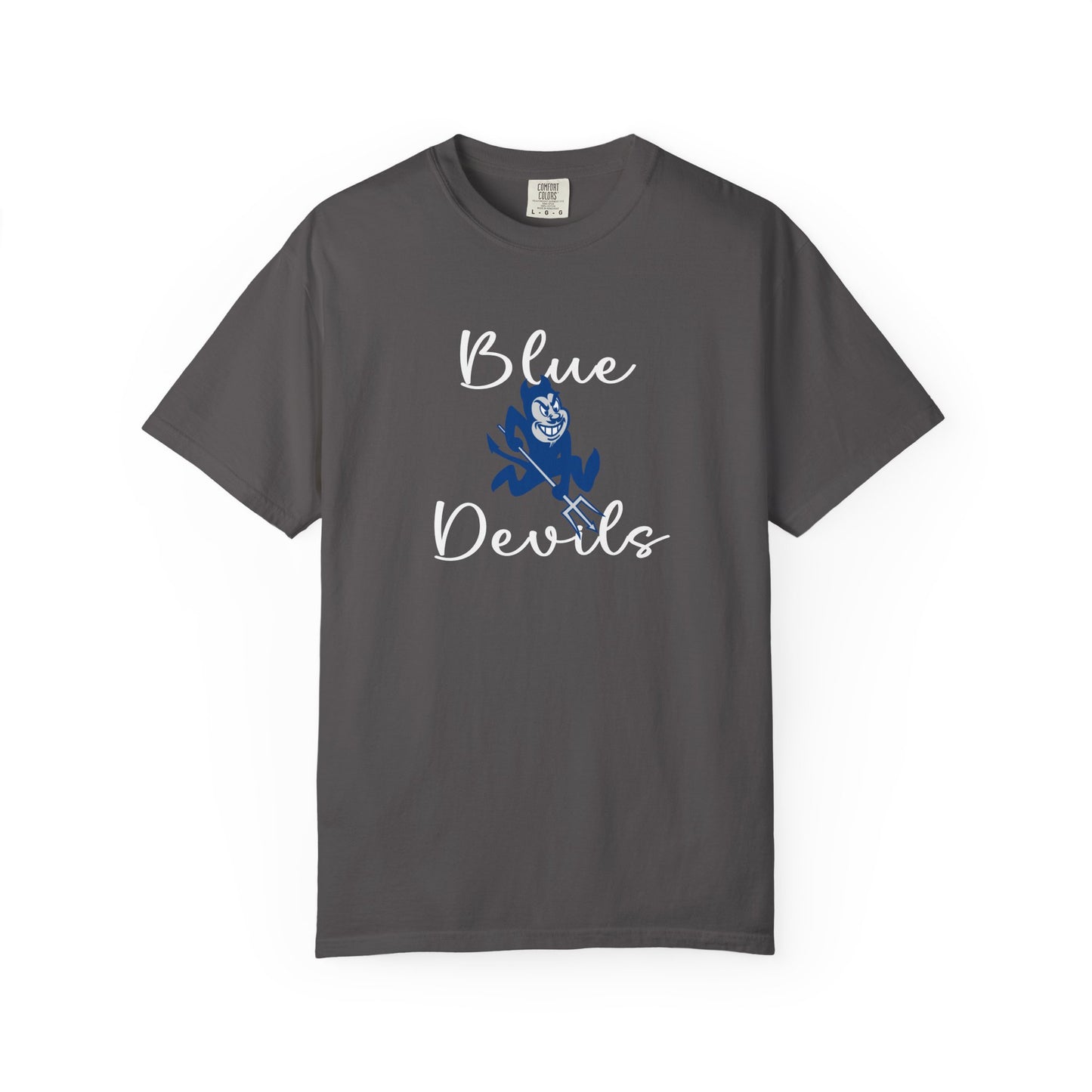 Blue Devils Retro Unisex Garment-Dyed T-Shirt