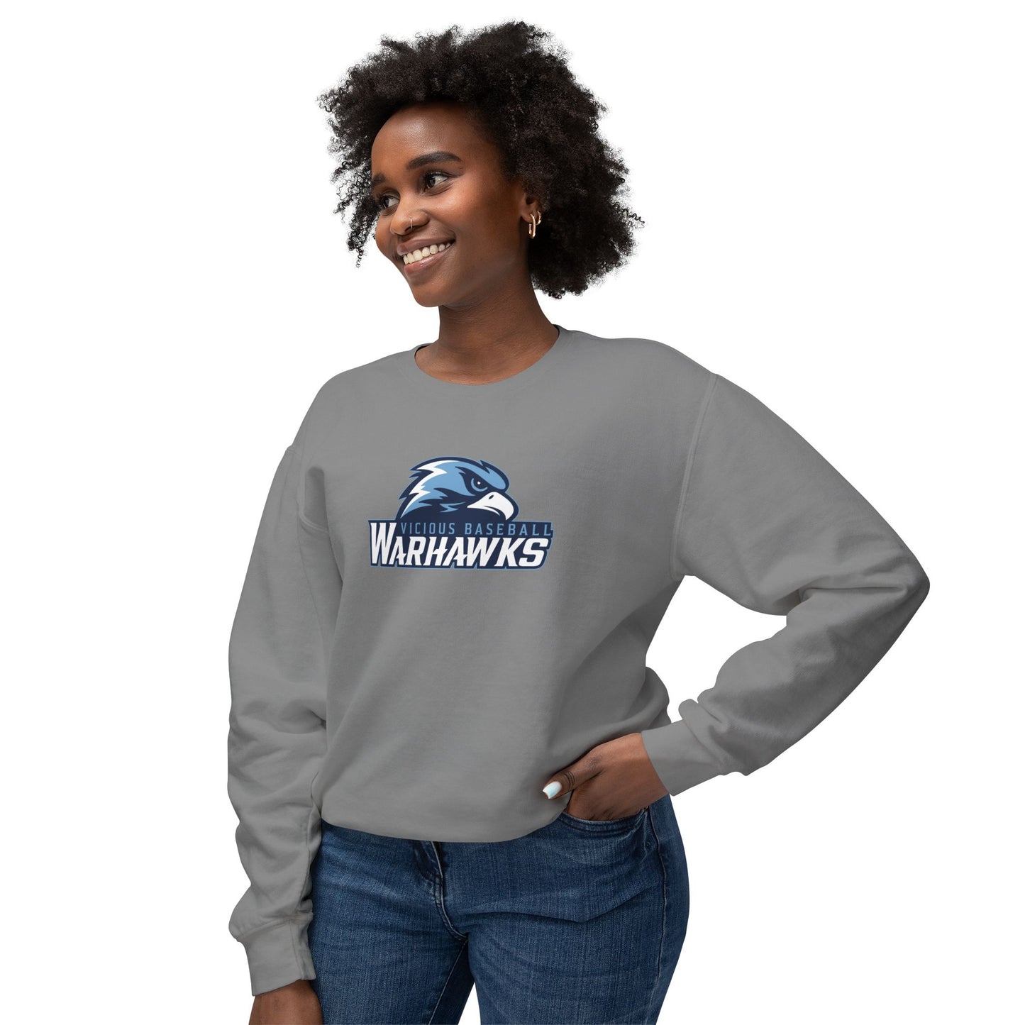 VB Warhawks Unisex Lightweight Crewneck Sweatshirt