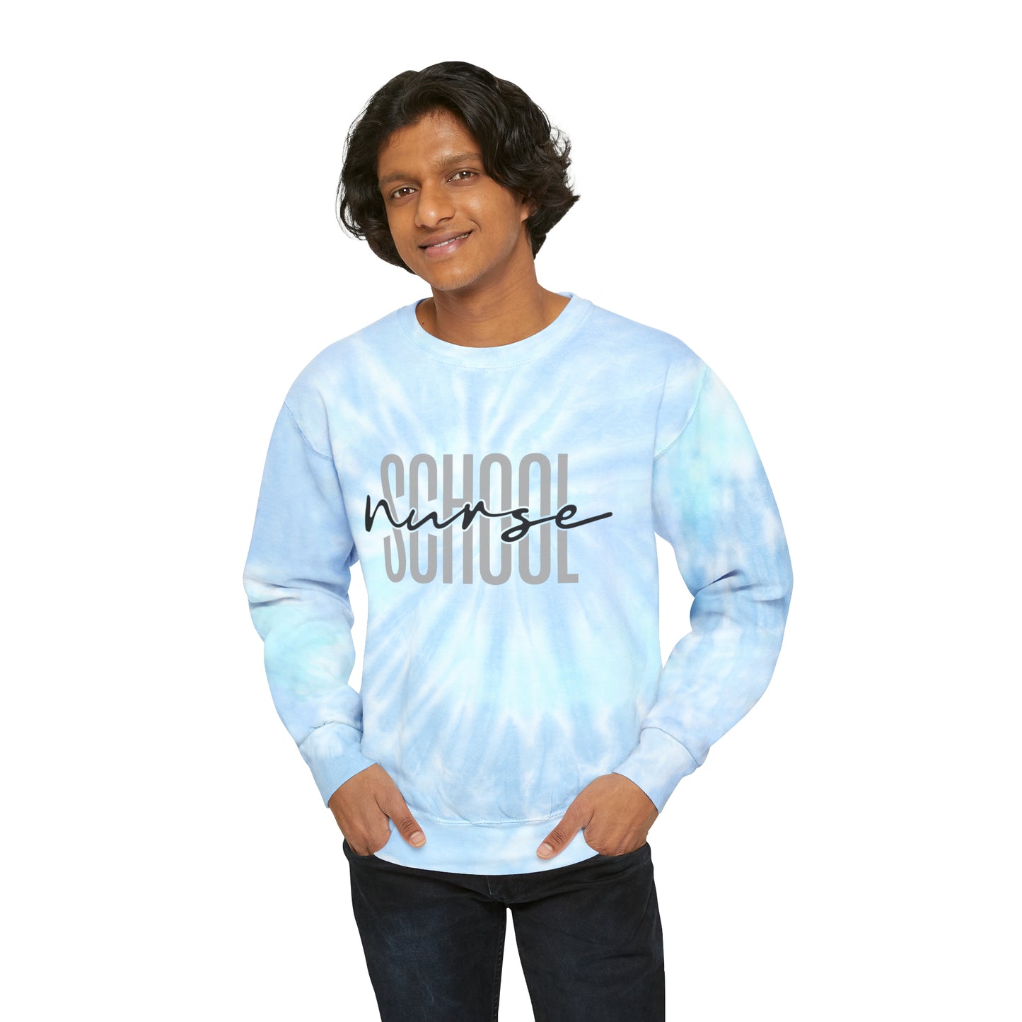 School Nurse Tie-Dye Sweatshirt