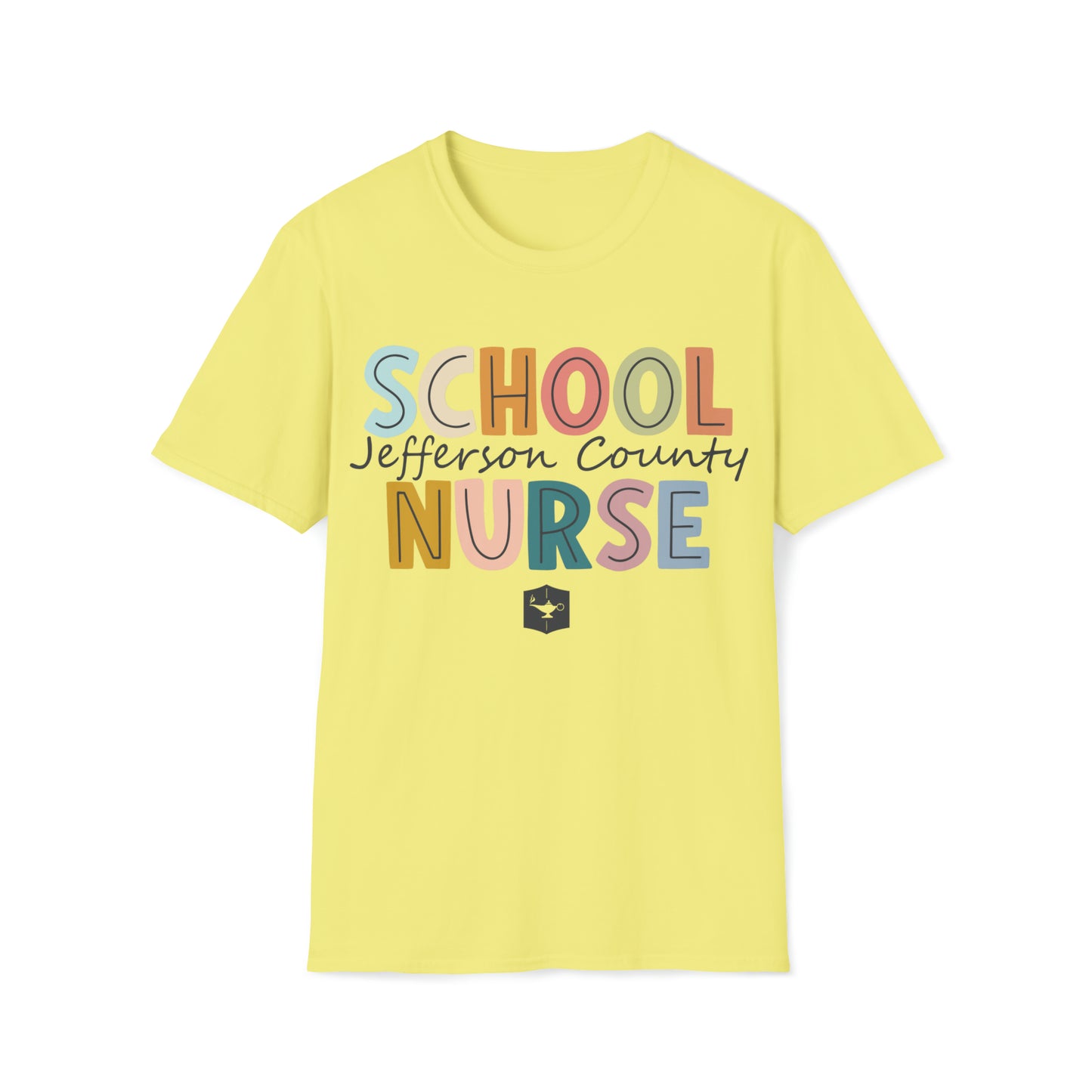 JeffCoEd Nurse Colorful Softstyle T-Shirt