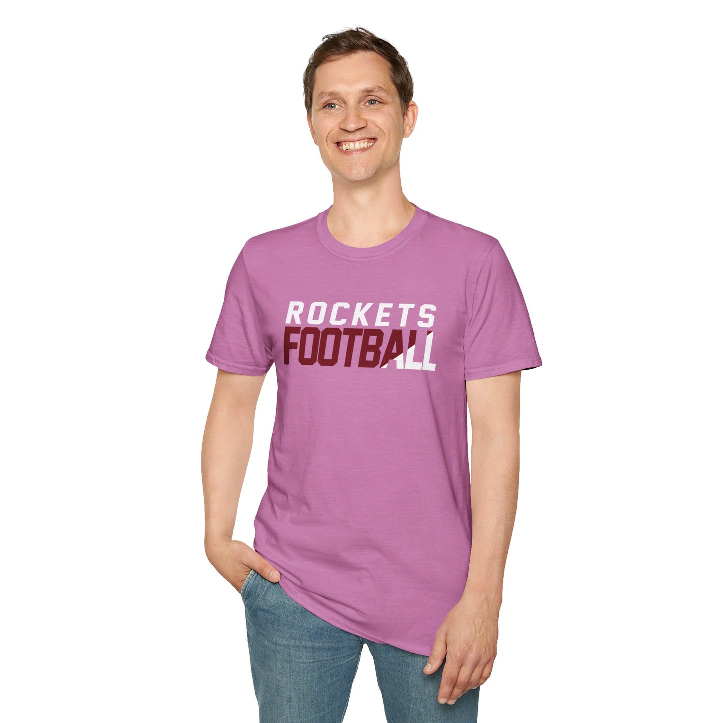 Rockets FootbALL Unisex Softstyle T-Shirt