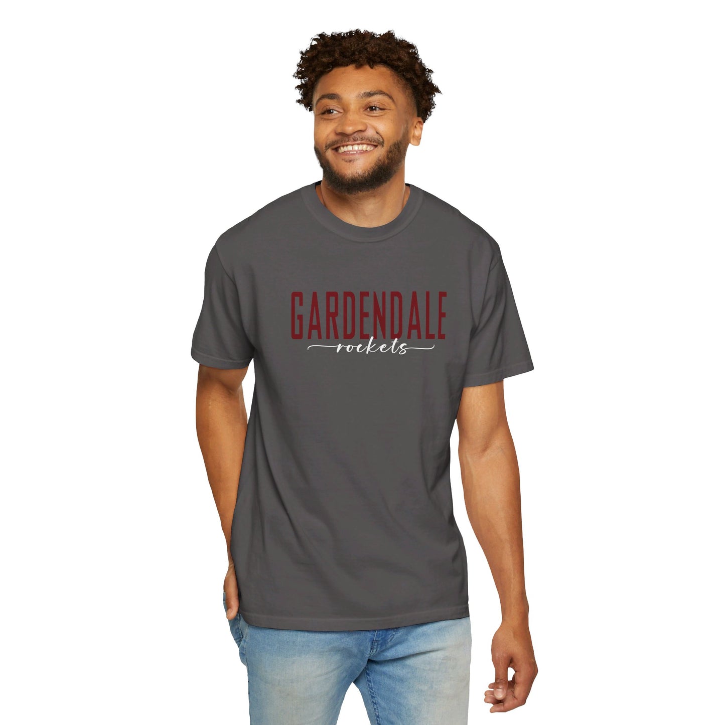 Gardendale Rockets Unisex Garment-Dyed T-shirt