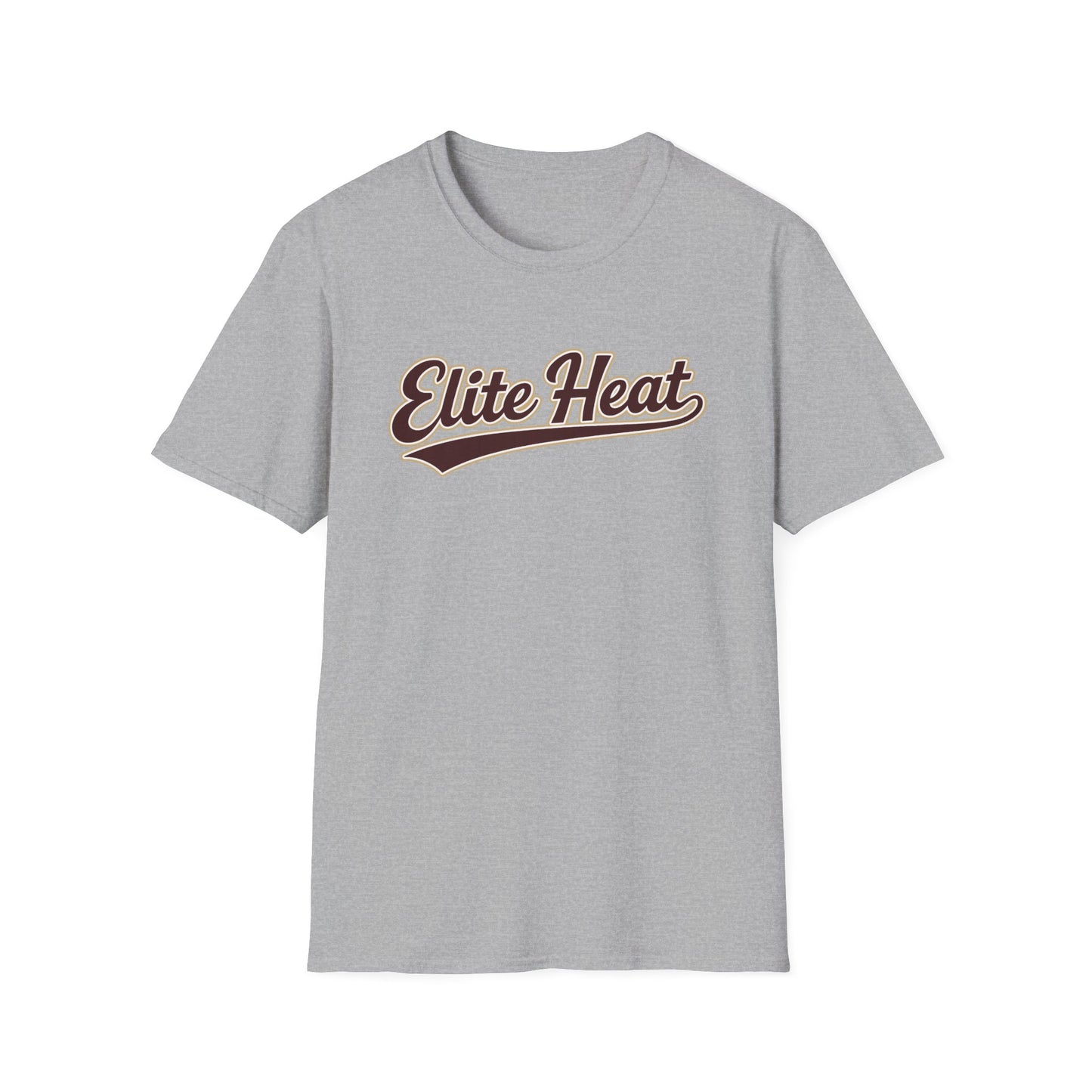 Elite Heat T-Shirt — Retro Script Athletic Tee