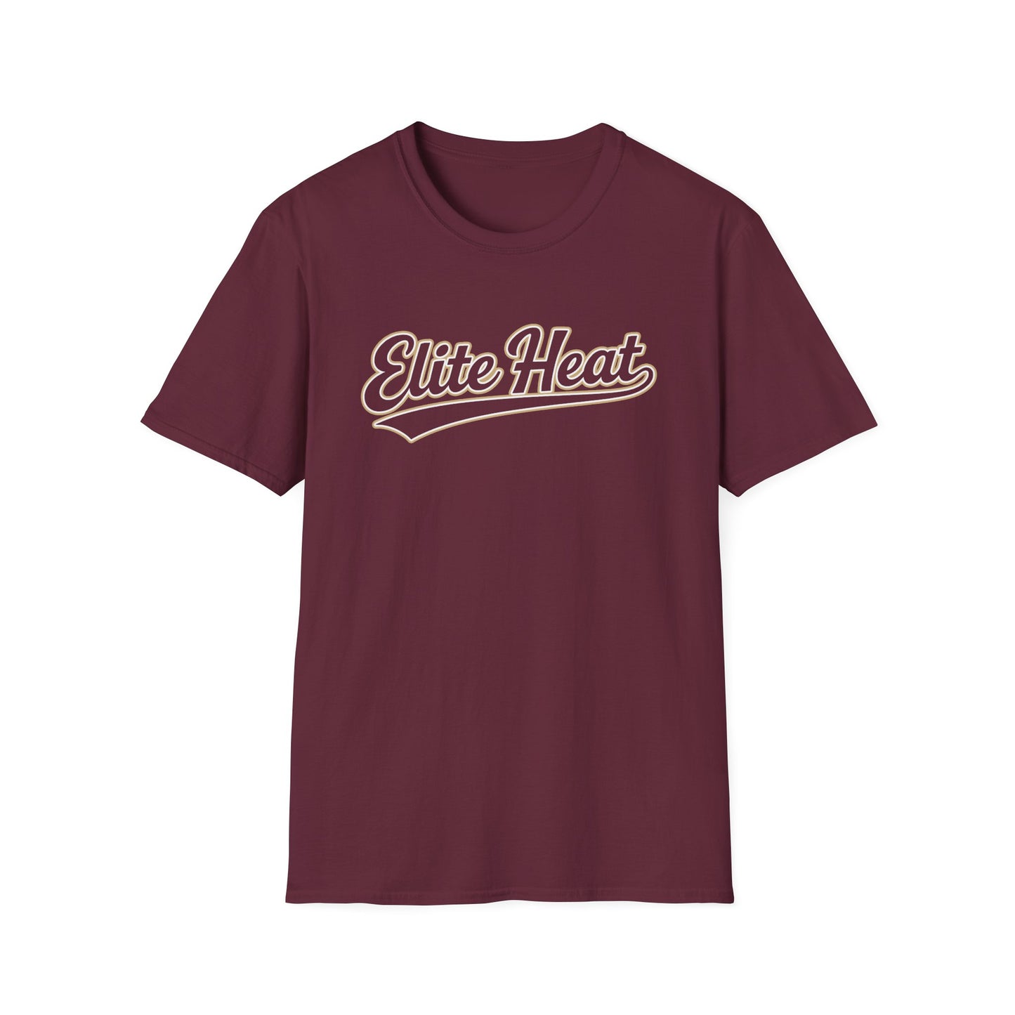 Elite Heat T-Shirt — Retro Script Athletic Tee