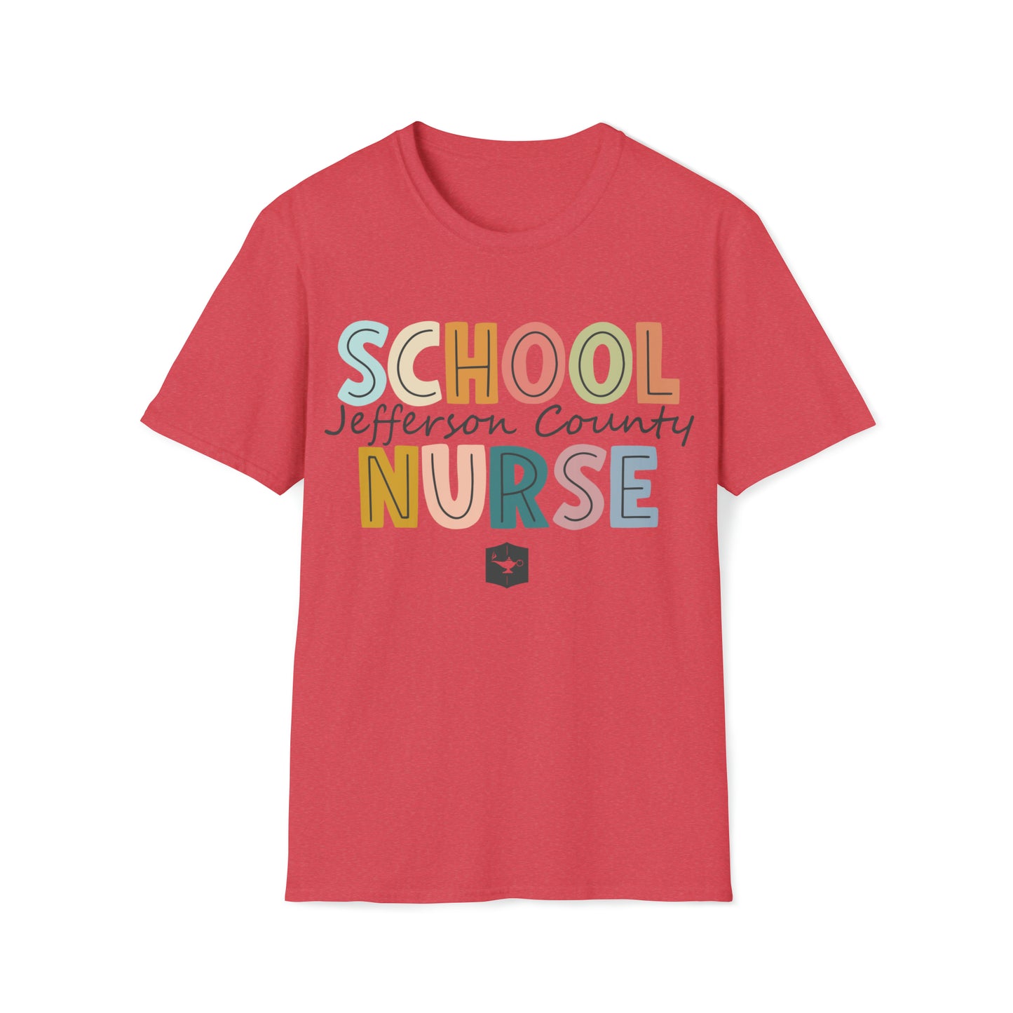 JeffCoEd Nurse Colorful Softstyle T-Shirt