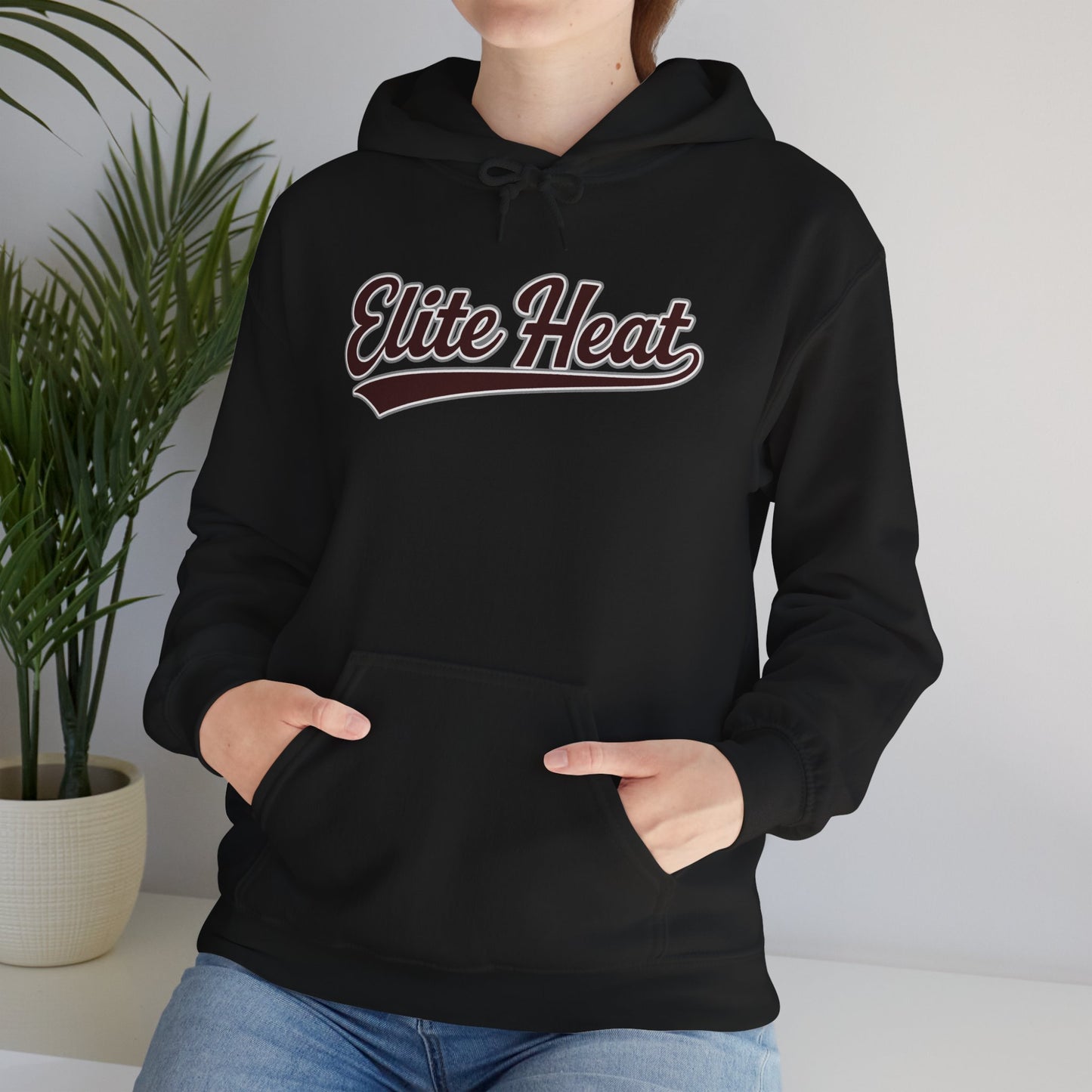 Elite Heat Hoodie — Retro Script Pullover