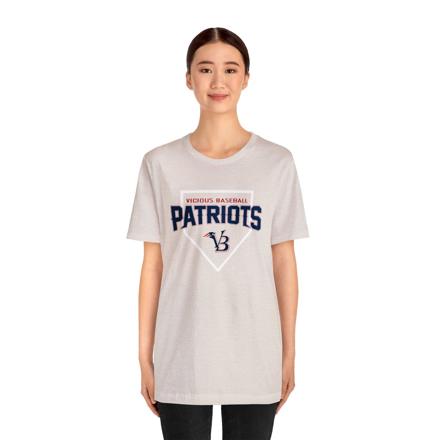 VB Patriots Plate Jersey Short Sleeve Tee