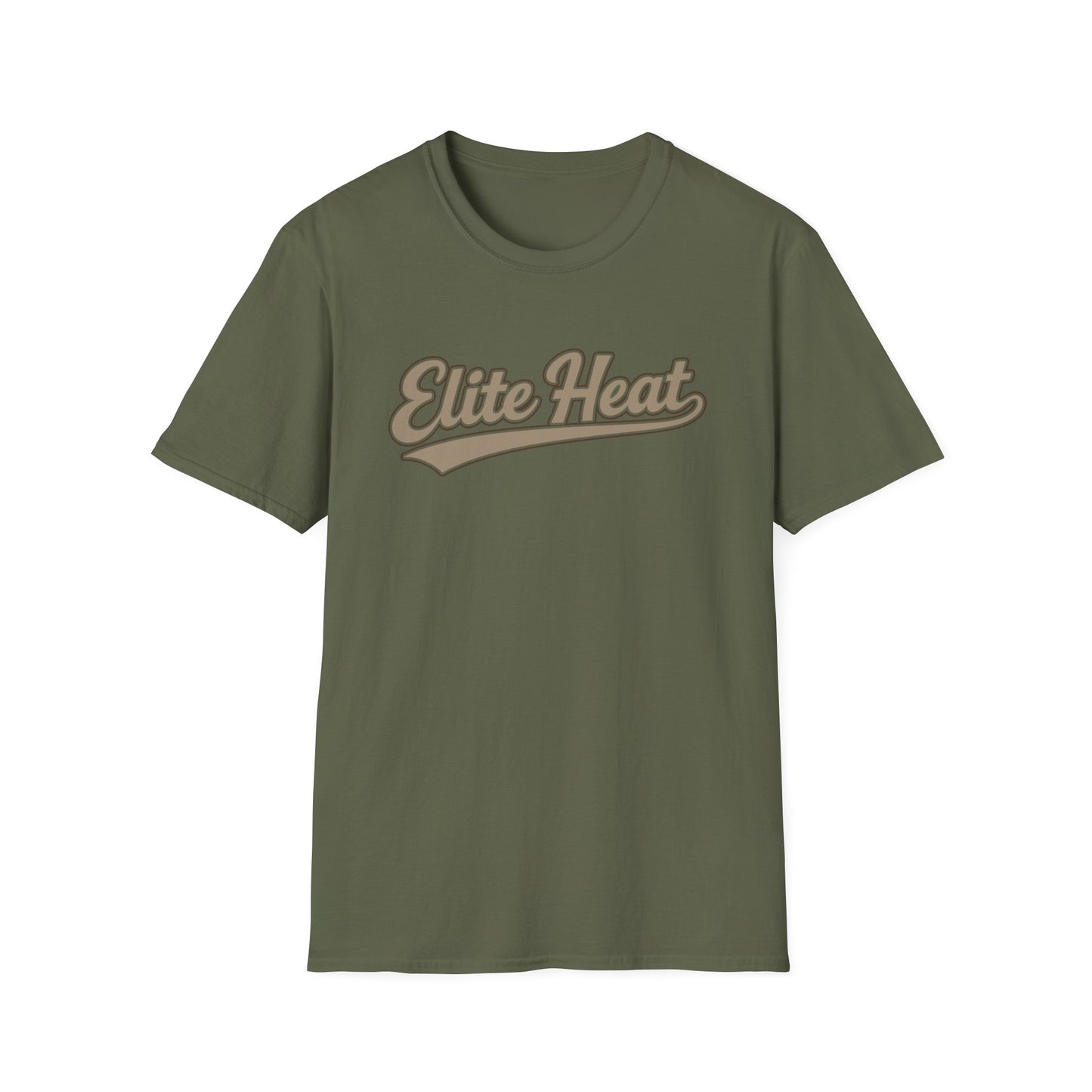 Elite Heat T-Shirt — Retro Script Athletic Tee
