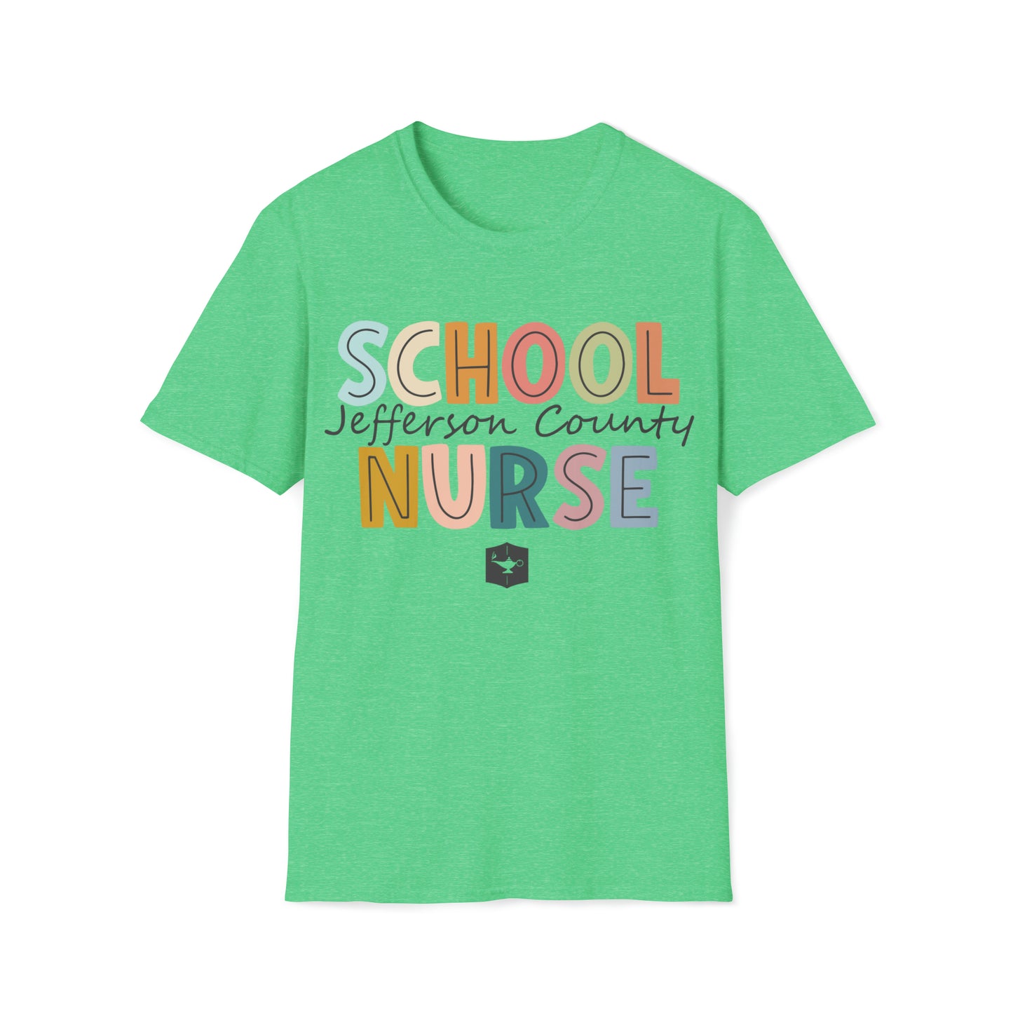 JeffCoEd Nurse Colorful Softstyle T-Shirt