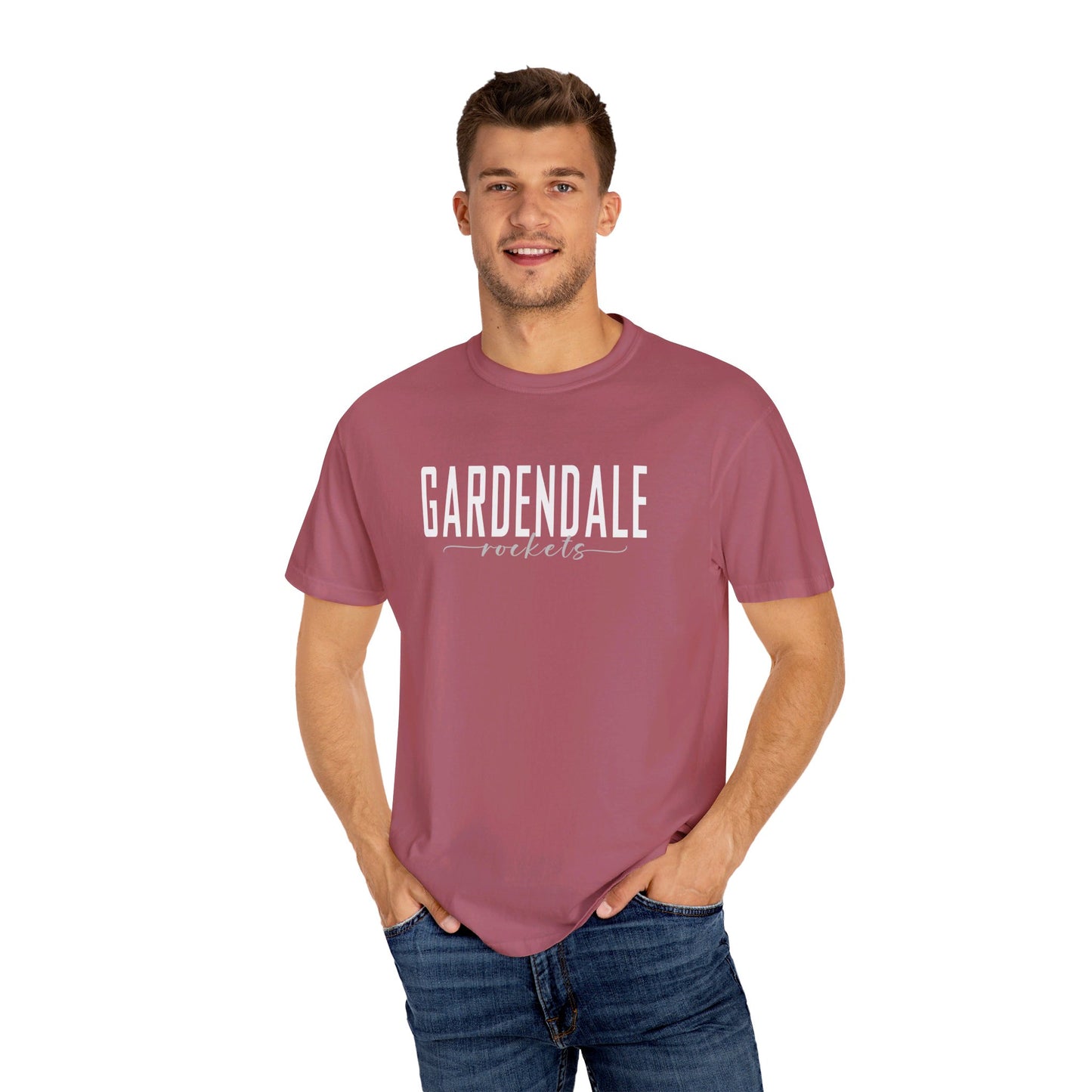 Gardendale Rockets Unisex Garment-Dyed T-shirt