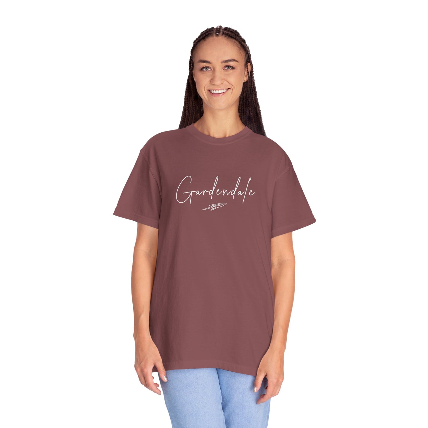 Gardendale Script Unisex Garment-Dyed T-shirt