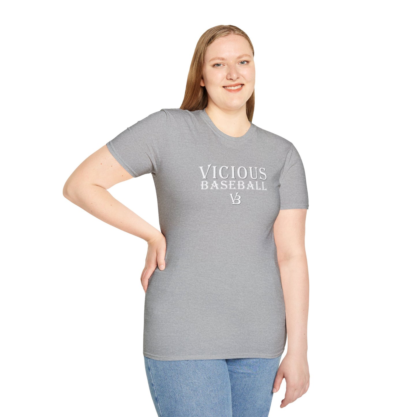 Vicious Baseball Unisex Softstyle T-Shirt