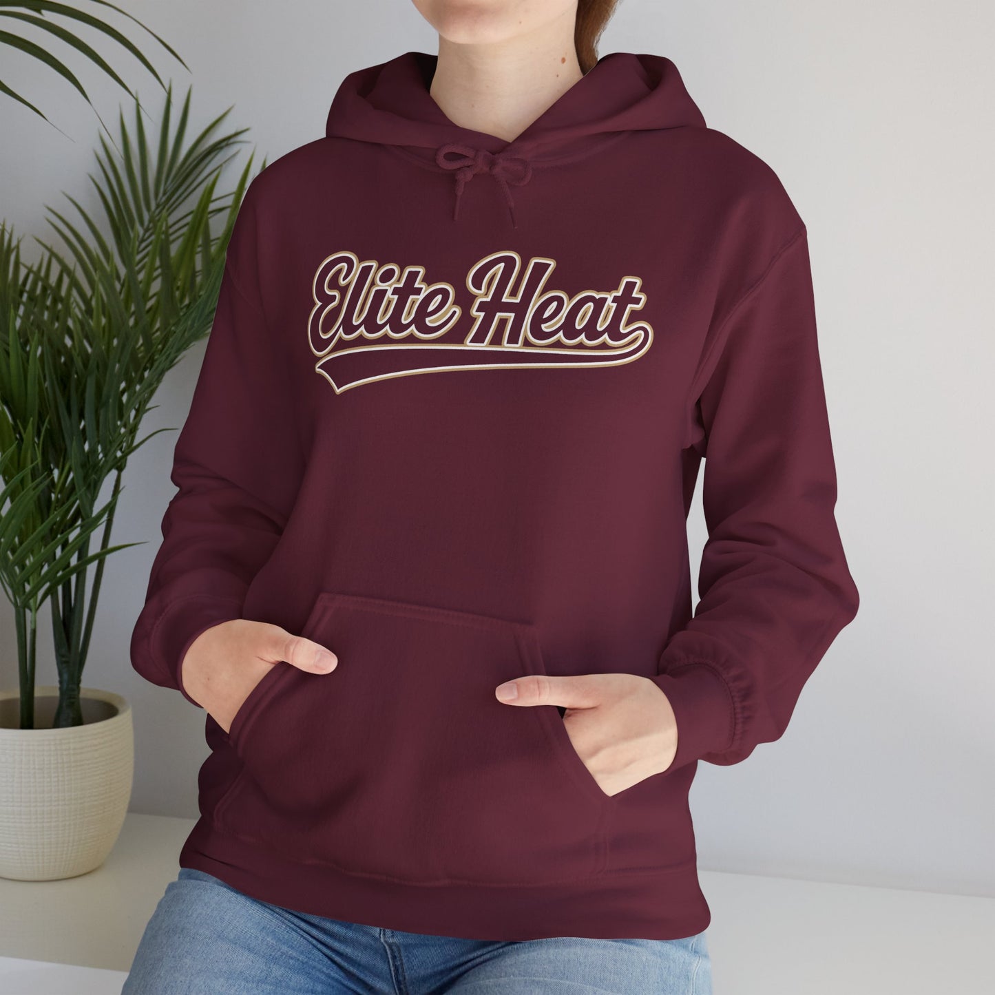 Elite Heat Hoodie — Retro Script Pullover