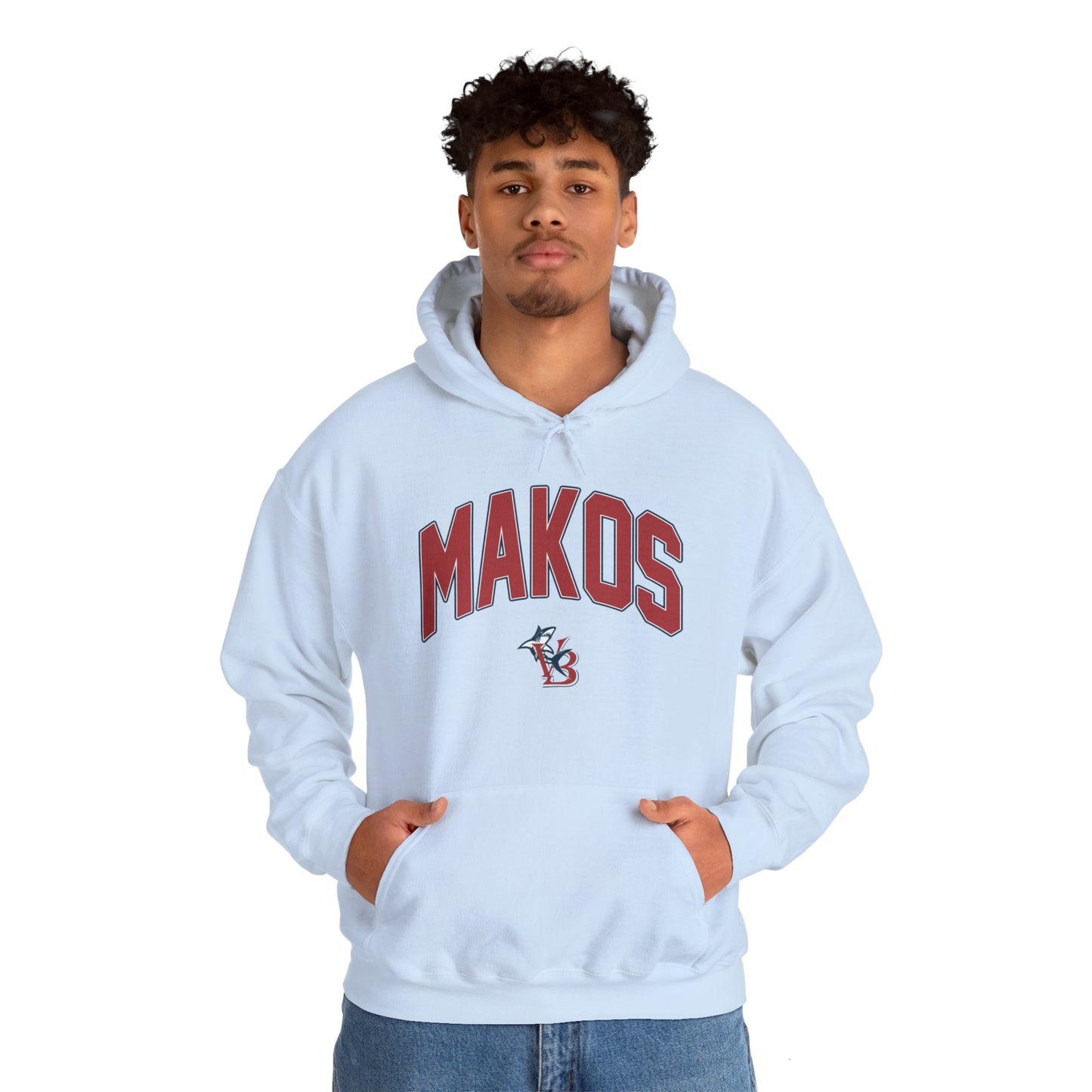 VB MAKOS Heavy Blend Hooded Sweatshirt - Team Spirit Apparel