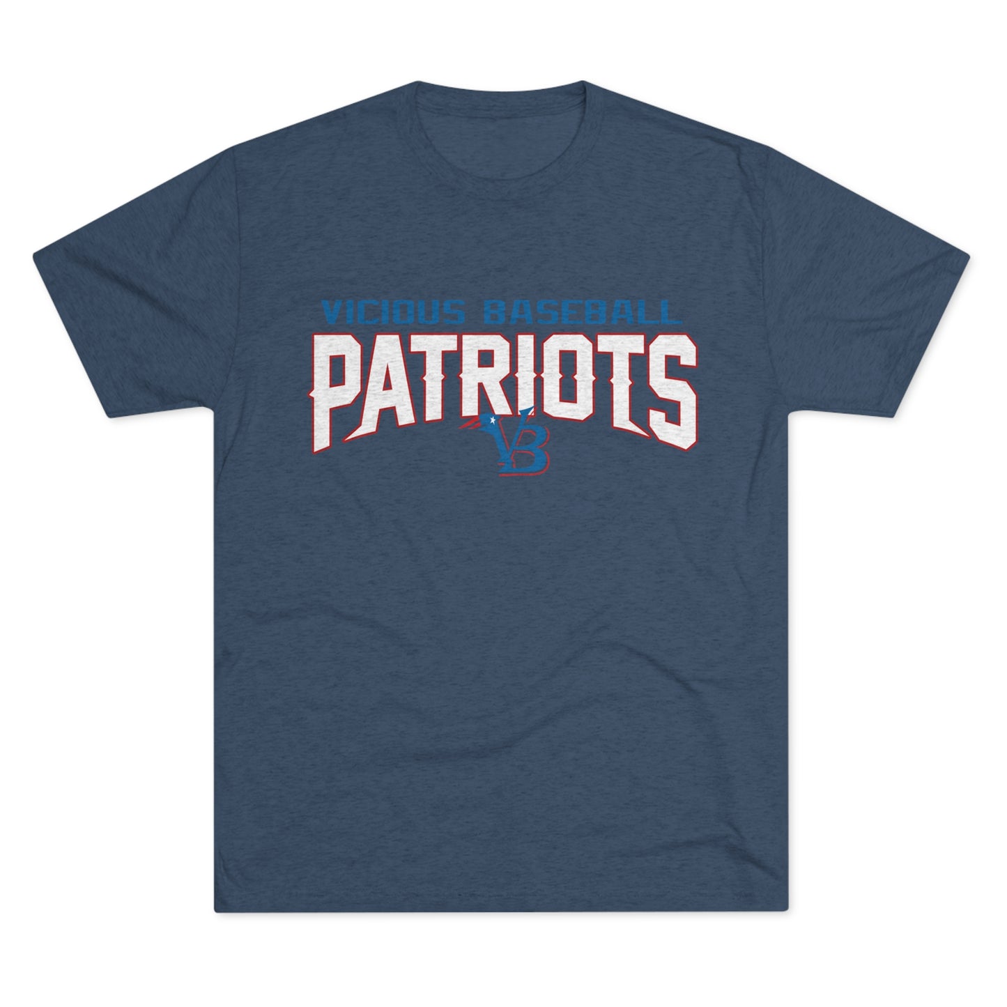 VB Patriots Tri-Blend Crew Tee