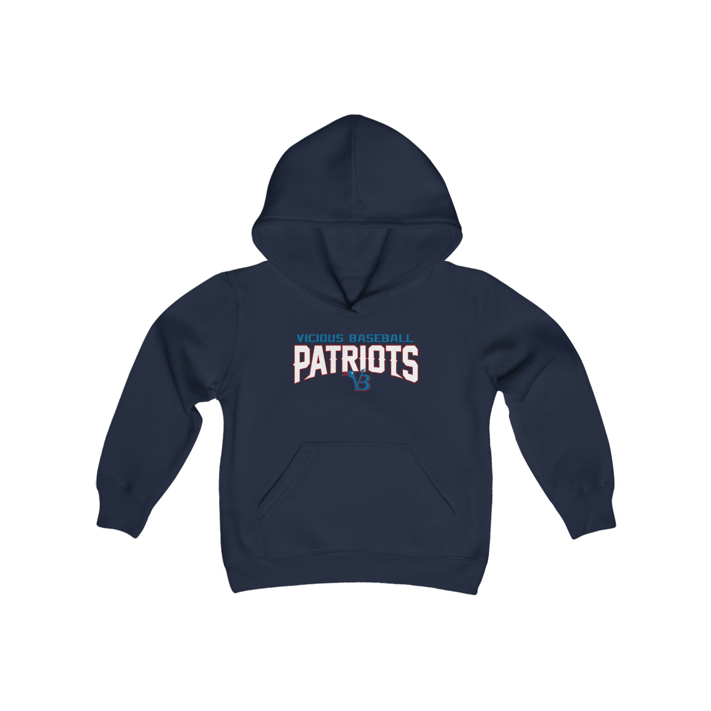 VB Patriots Youth Heavy Blend Hooded Sweatshirt