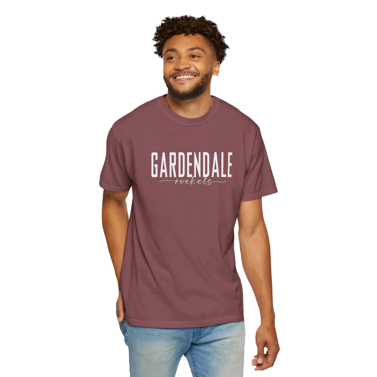 Gardendale Rockets Unisex Garment-Dyed T-shirt