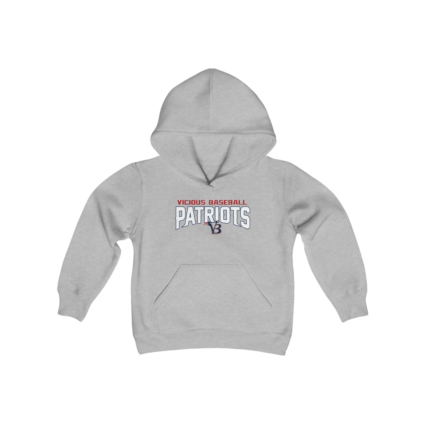 VB Patriots Youth Heavy Blend Hooded Sweatshirt