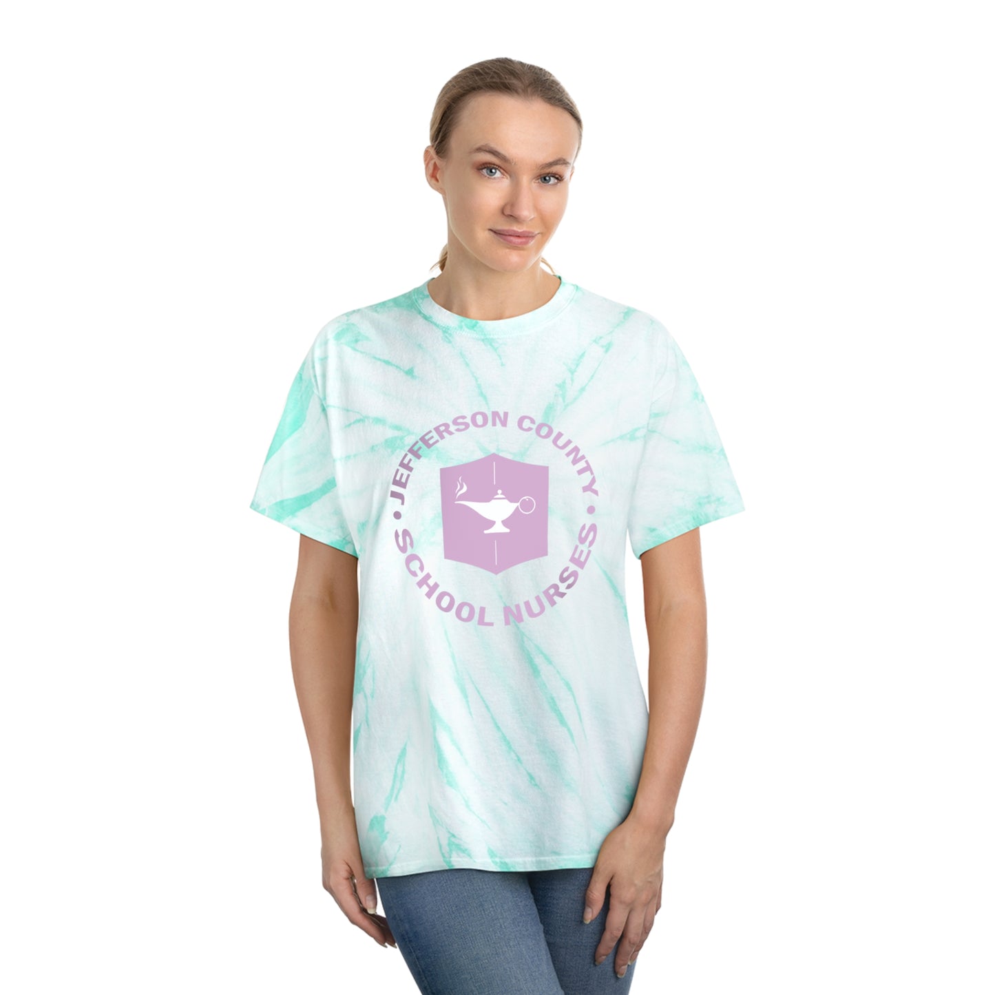 JeffCoEd Nurse Tie-Dye Tee, Cyclone