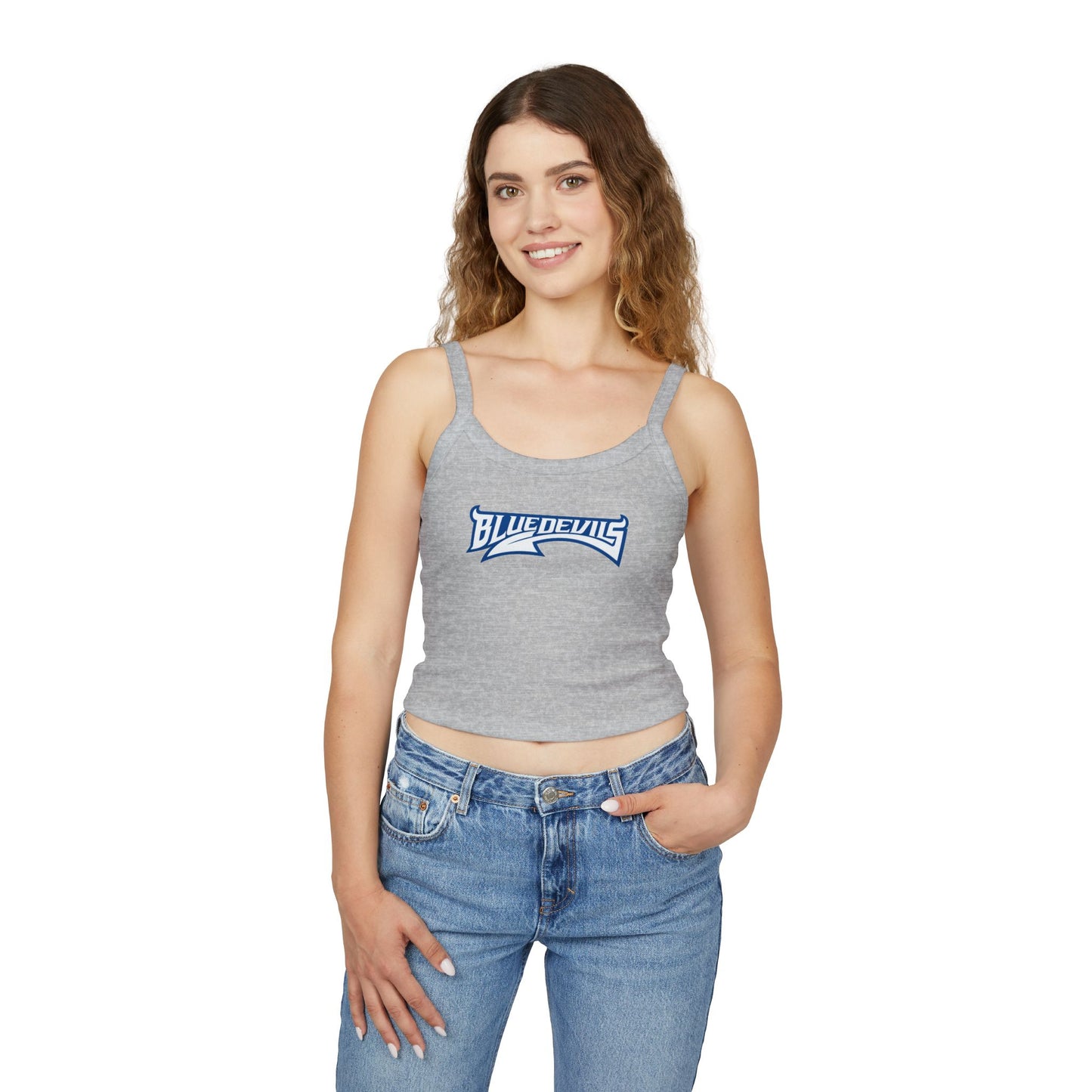 Women's Blue Devils Spaghetti Strap Tank Top