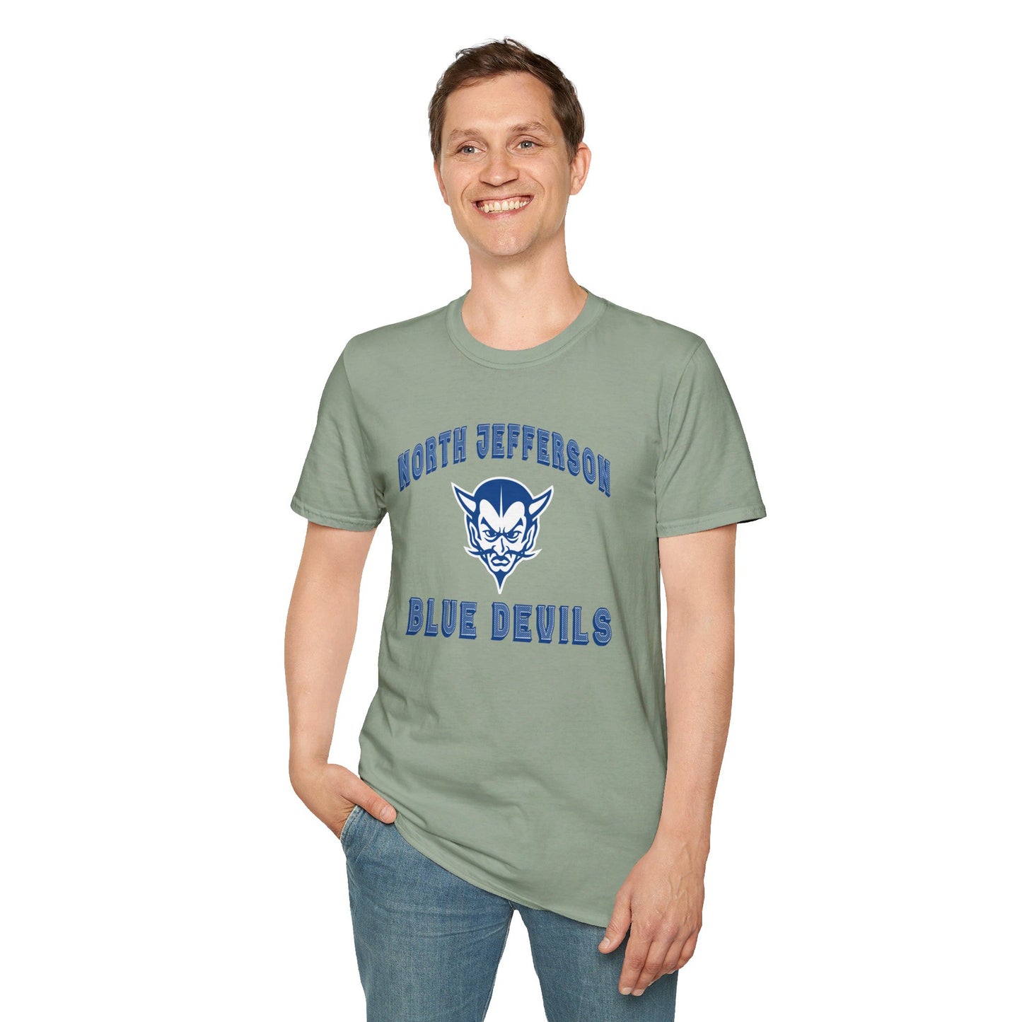 NJ Blue Devils Vintage Softstyle T-Shirt