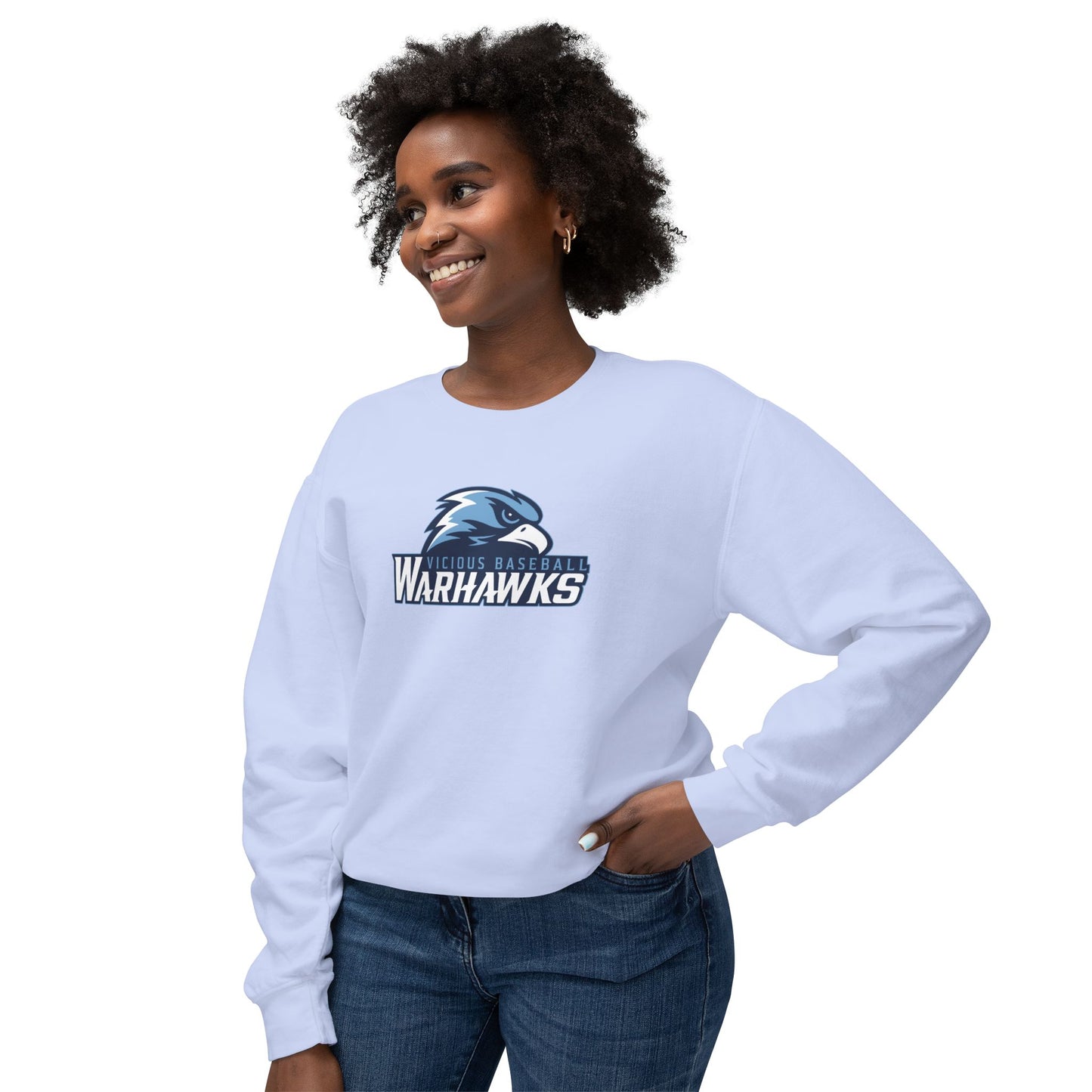 VB Warhawks Unisex Lightweight Crewneck Sweatshirt