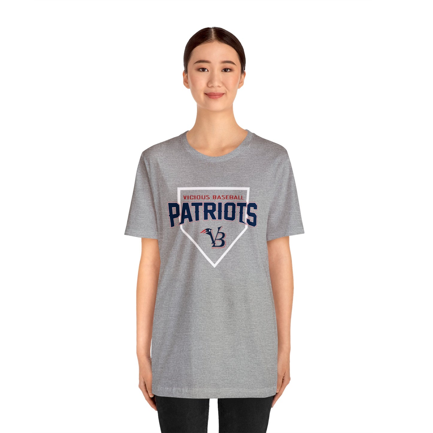 VB Patriots Plate Jersey Short Sleeve Tee